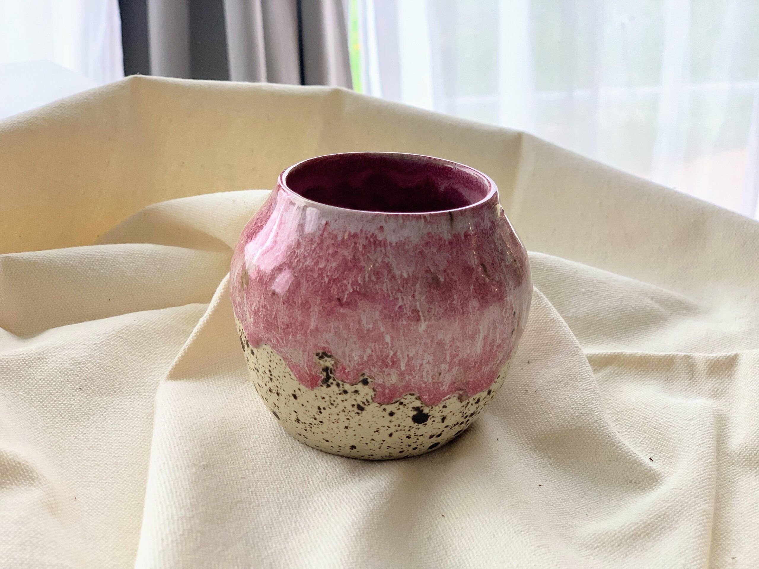 Mini jarrón rosa - 3