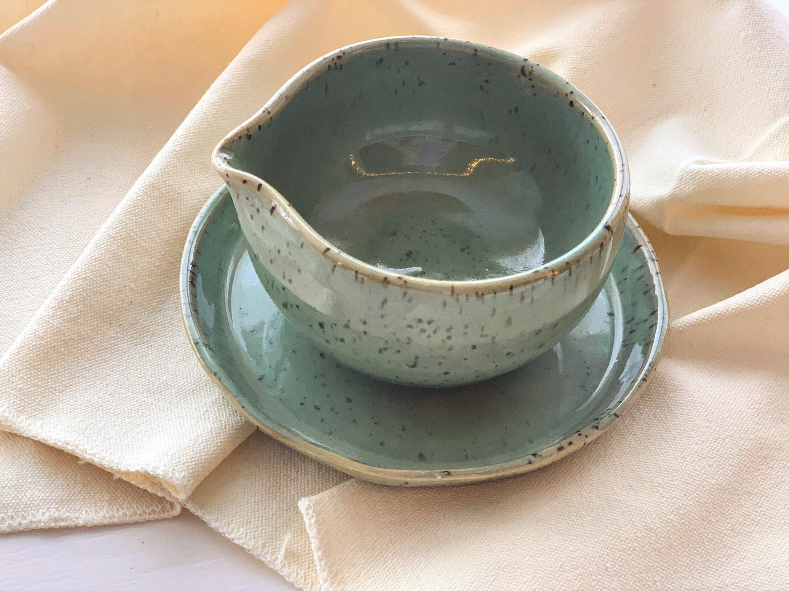 Plato de postre VERDE CLARO - 5