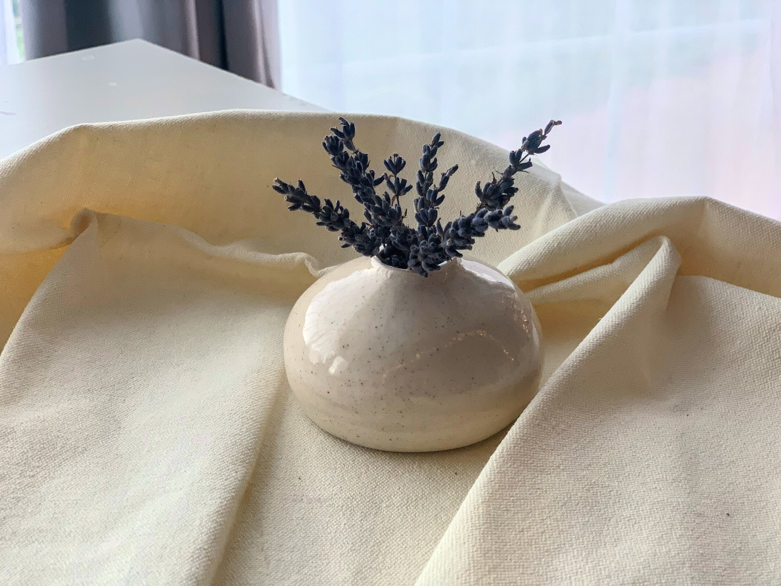 Mini florero CREMA - 3