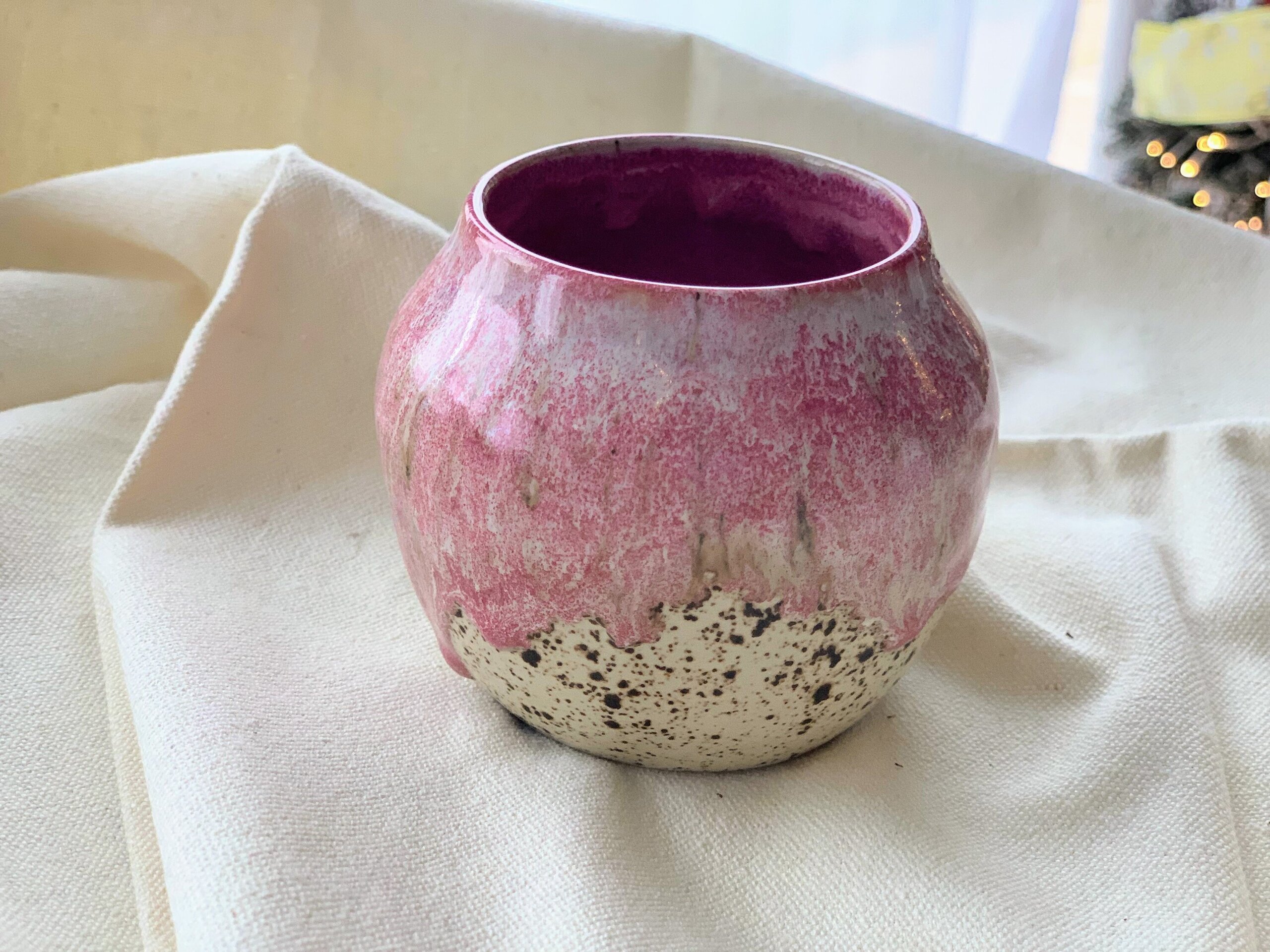 Mini jarrón rosa - 7