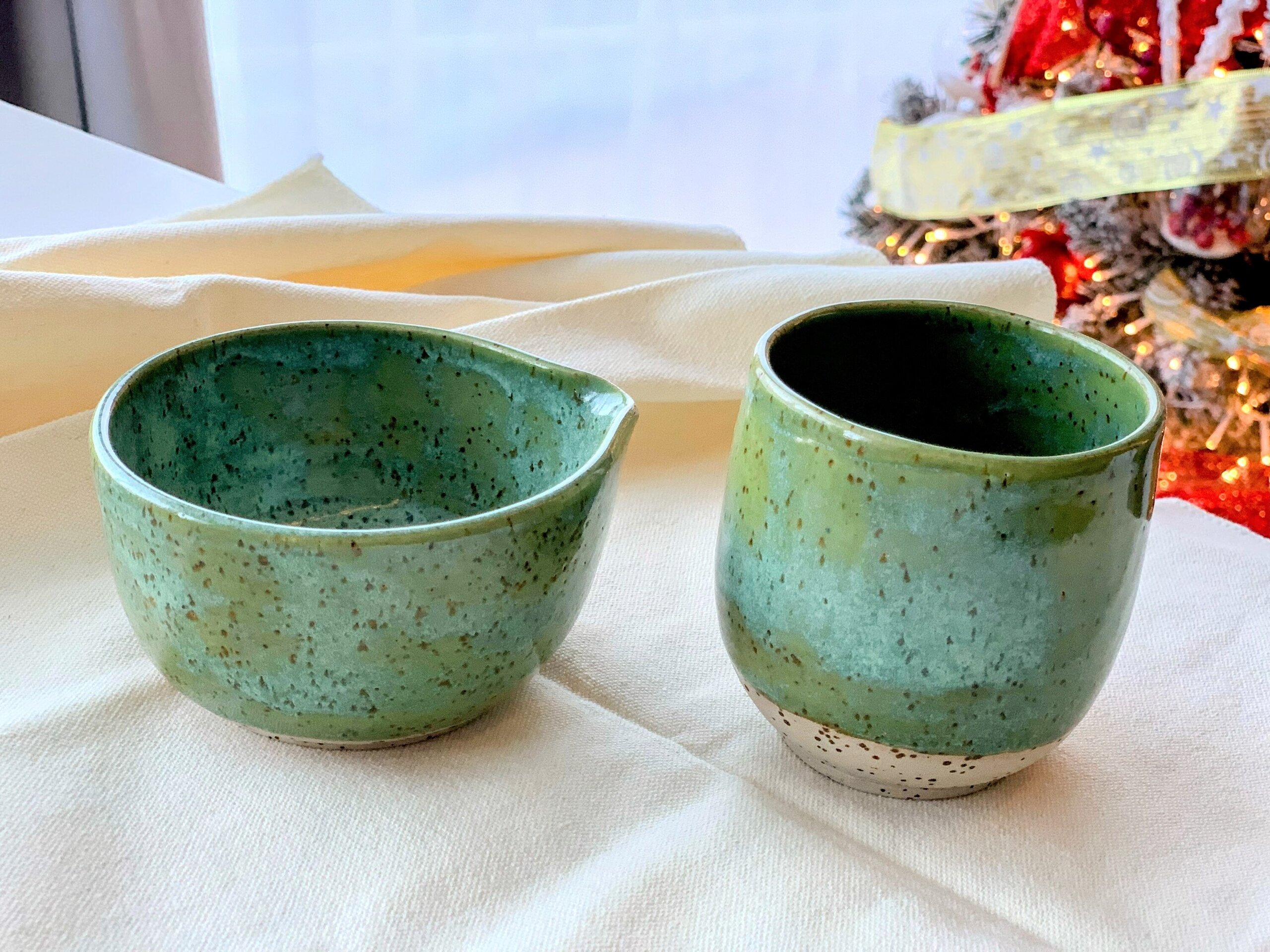 Juego de Jarrita y vaso para matcha GREEN - 3