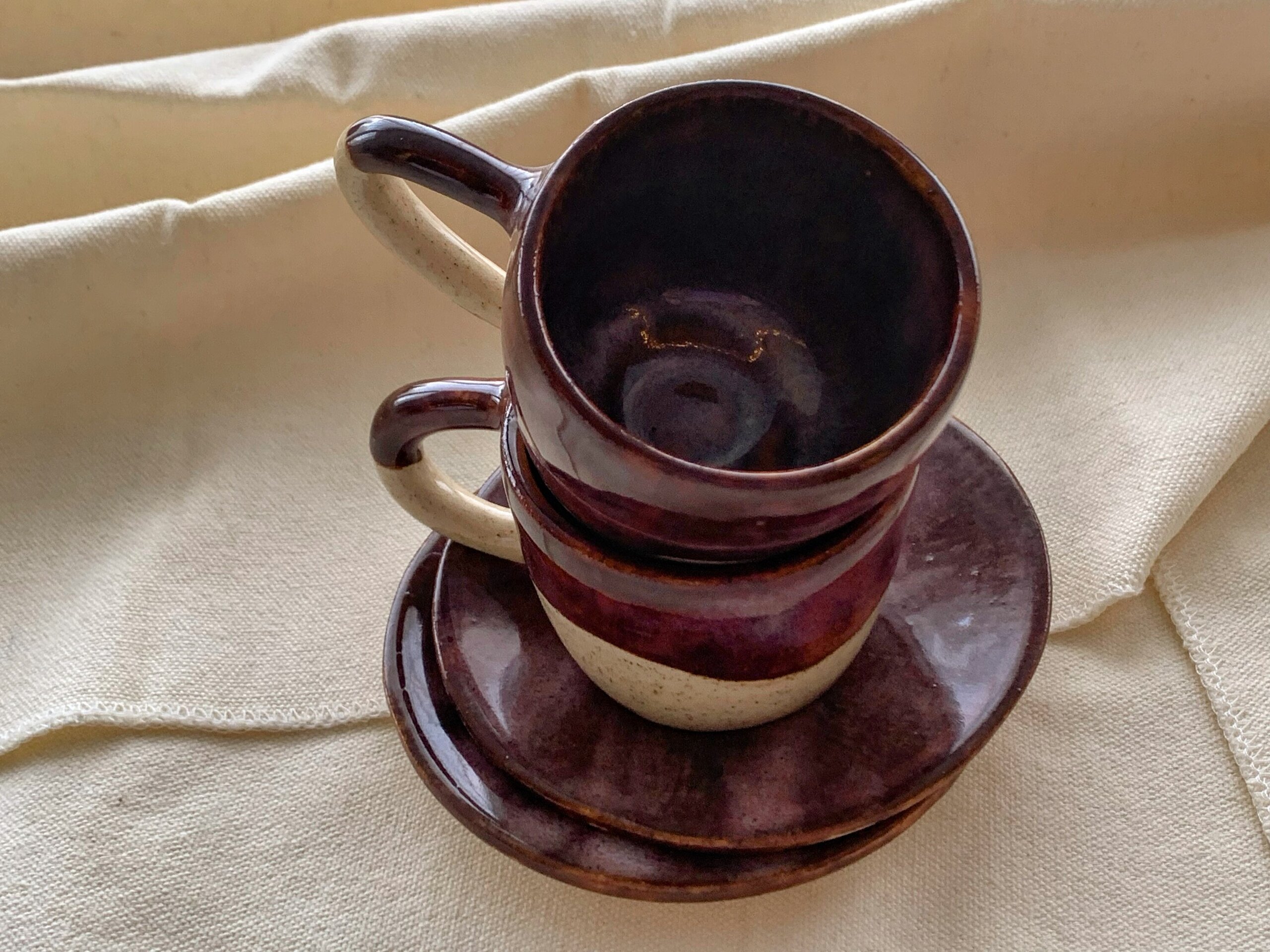 Juego 2 Tazas y platos de café EXPRESO - 10