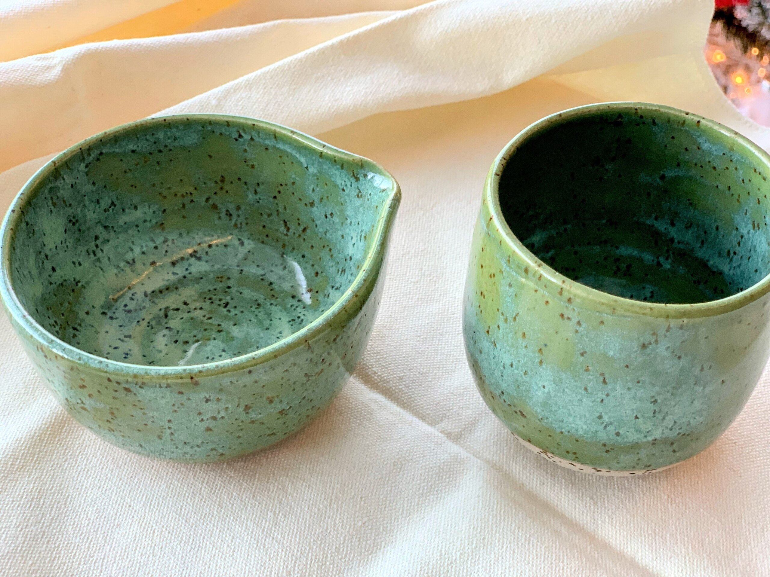 Juego de Jarrita y vaso para matcha GREEN - 4