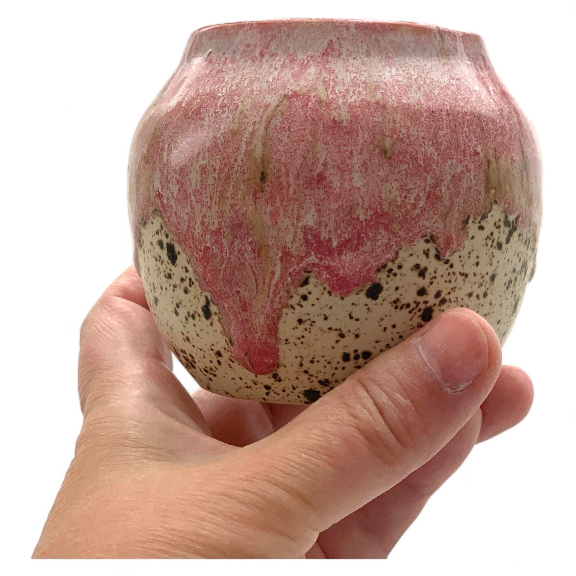 Mini jarrón rosa - 9