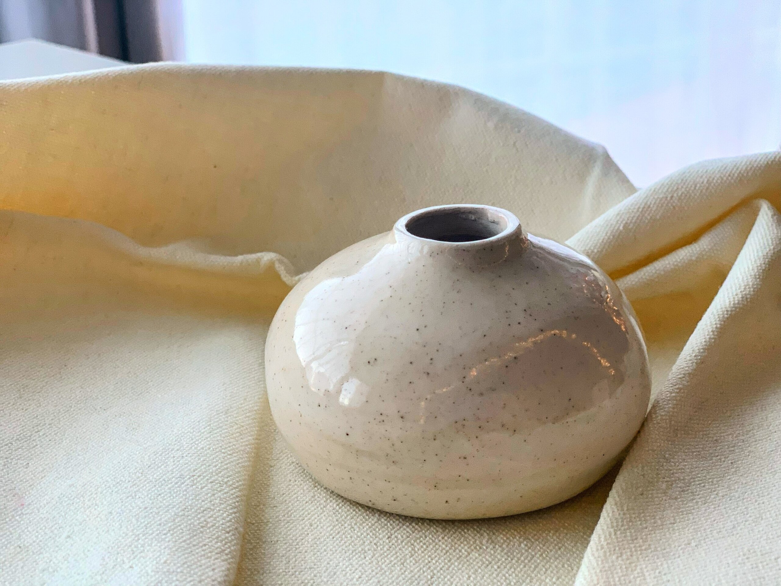 Mini florero CREMA - 2