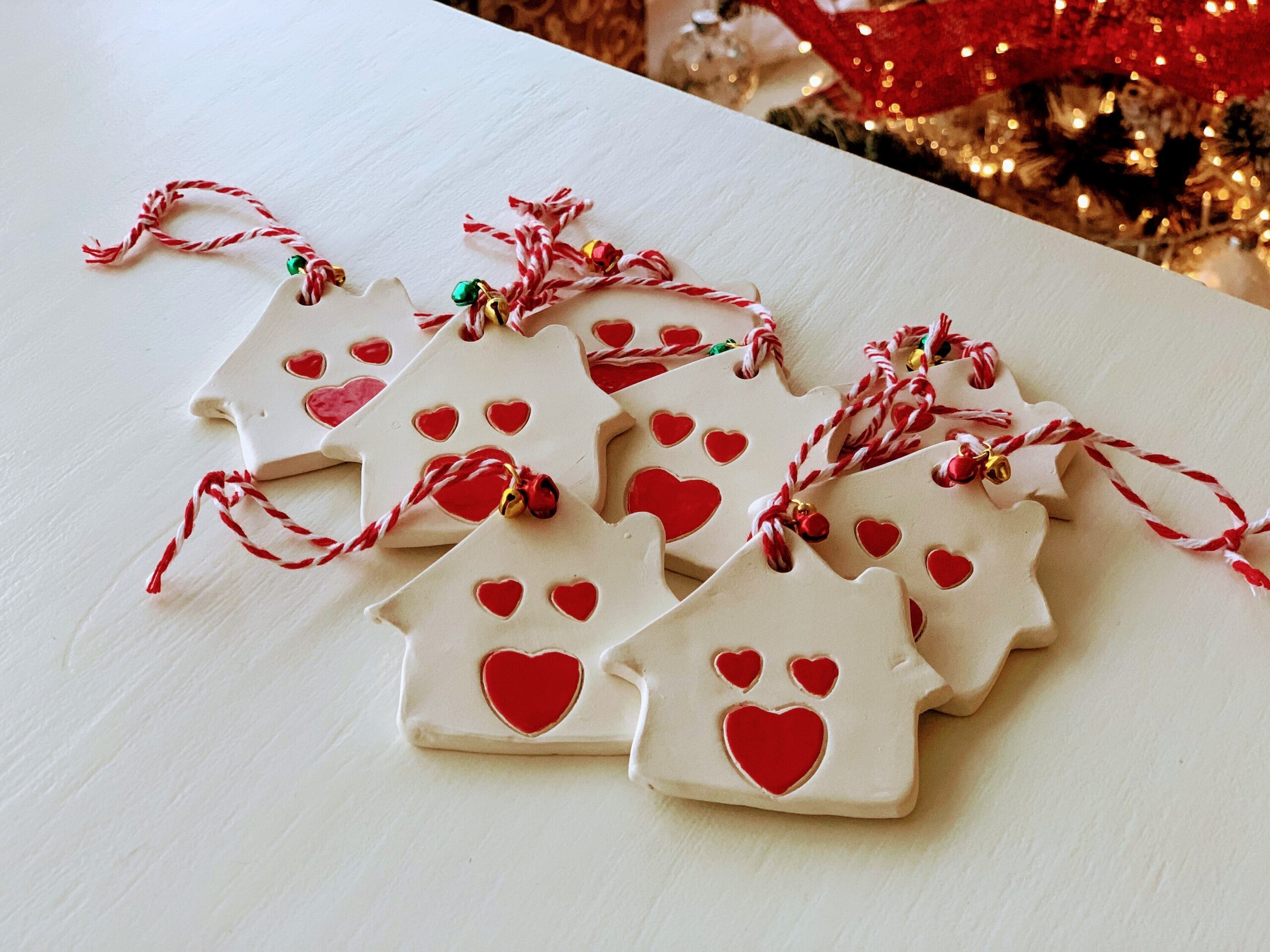 Kit adornos Casitas Love 4 u. - 6