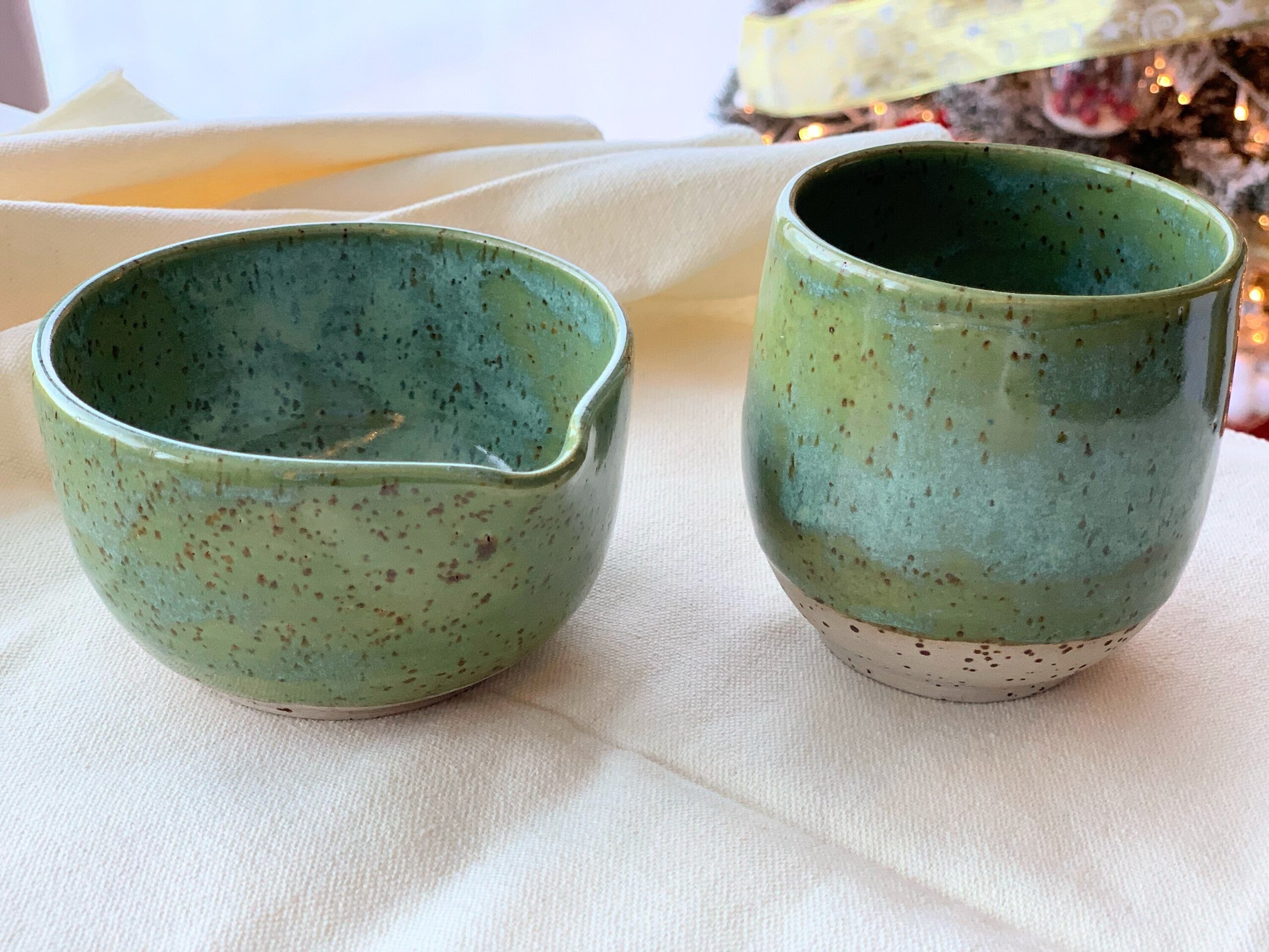 Juego de Jarrita y vaso para matcha GREEN - 6