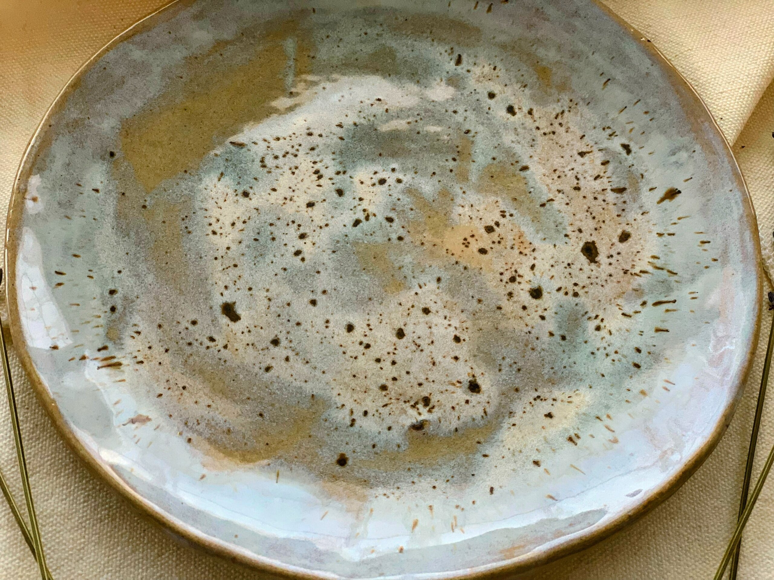 Juego de 3 platos de postre ICE BLUE - 25