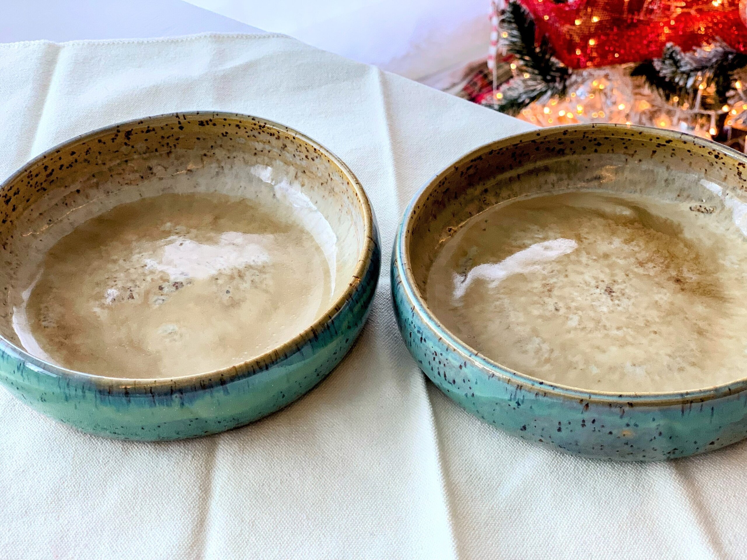 Plato verde/ crema - 5