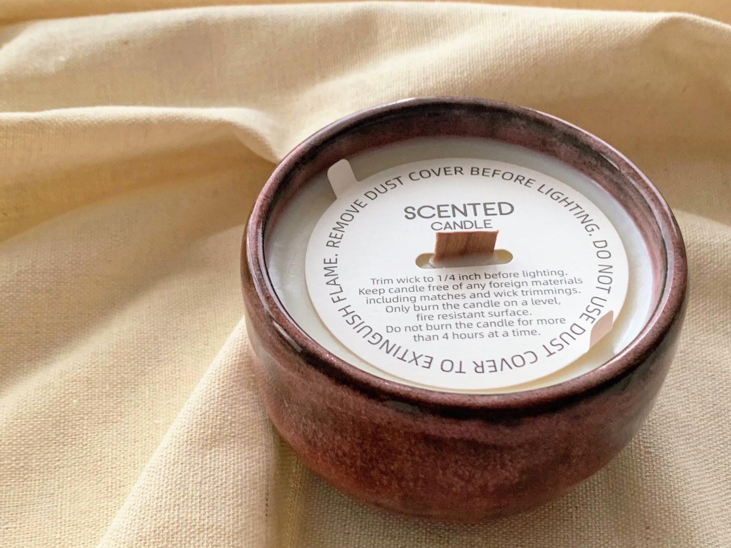 Cuenco/ vela TEJA - 2