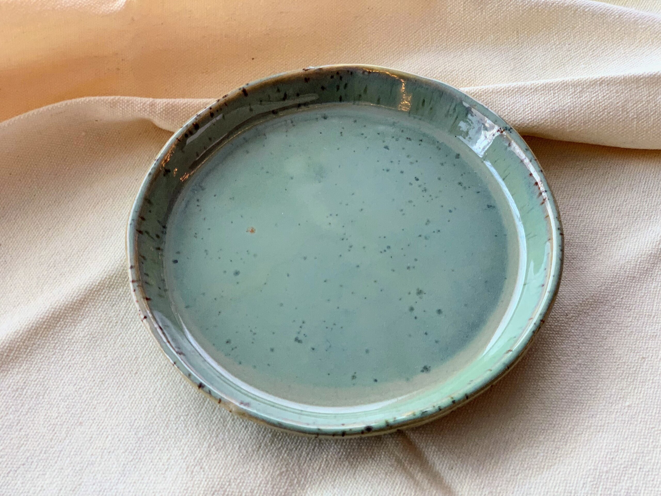 Plato de postre VERDE CLARO - 6