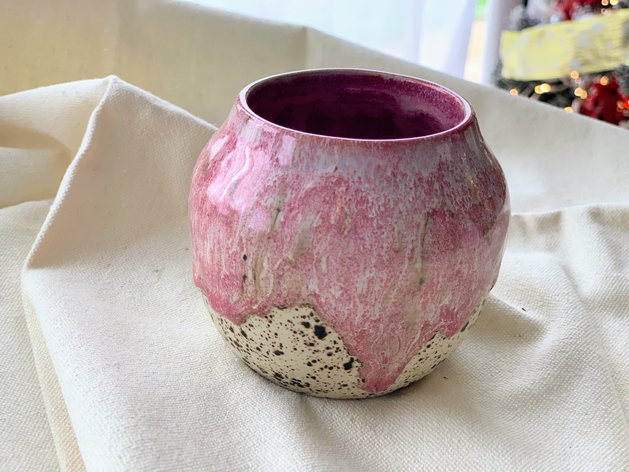 Mini jarrón rosa - 4