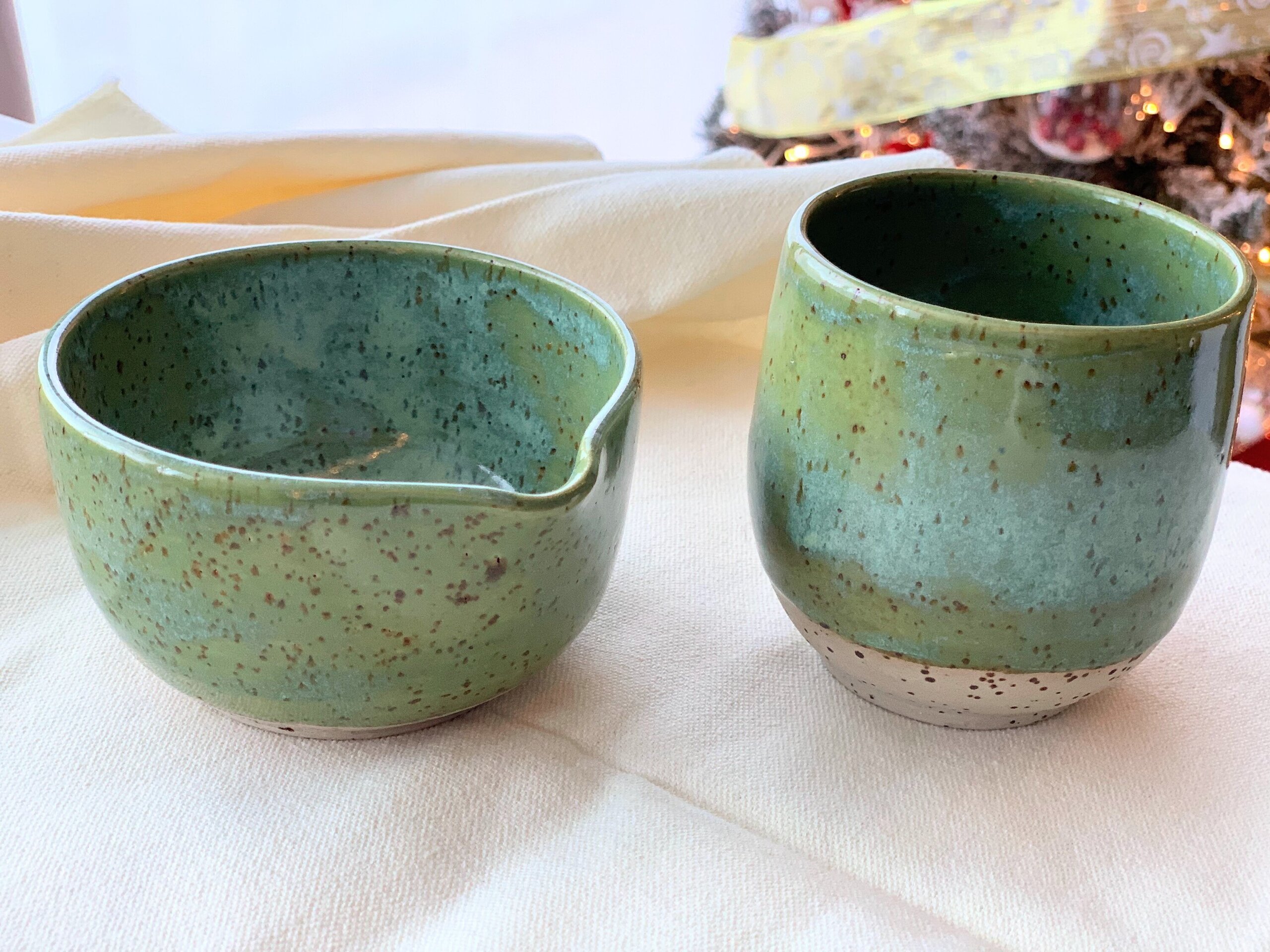 Juego de Jarrita y vaso para matcha GREEN - 5