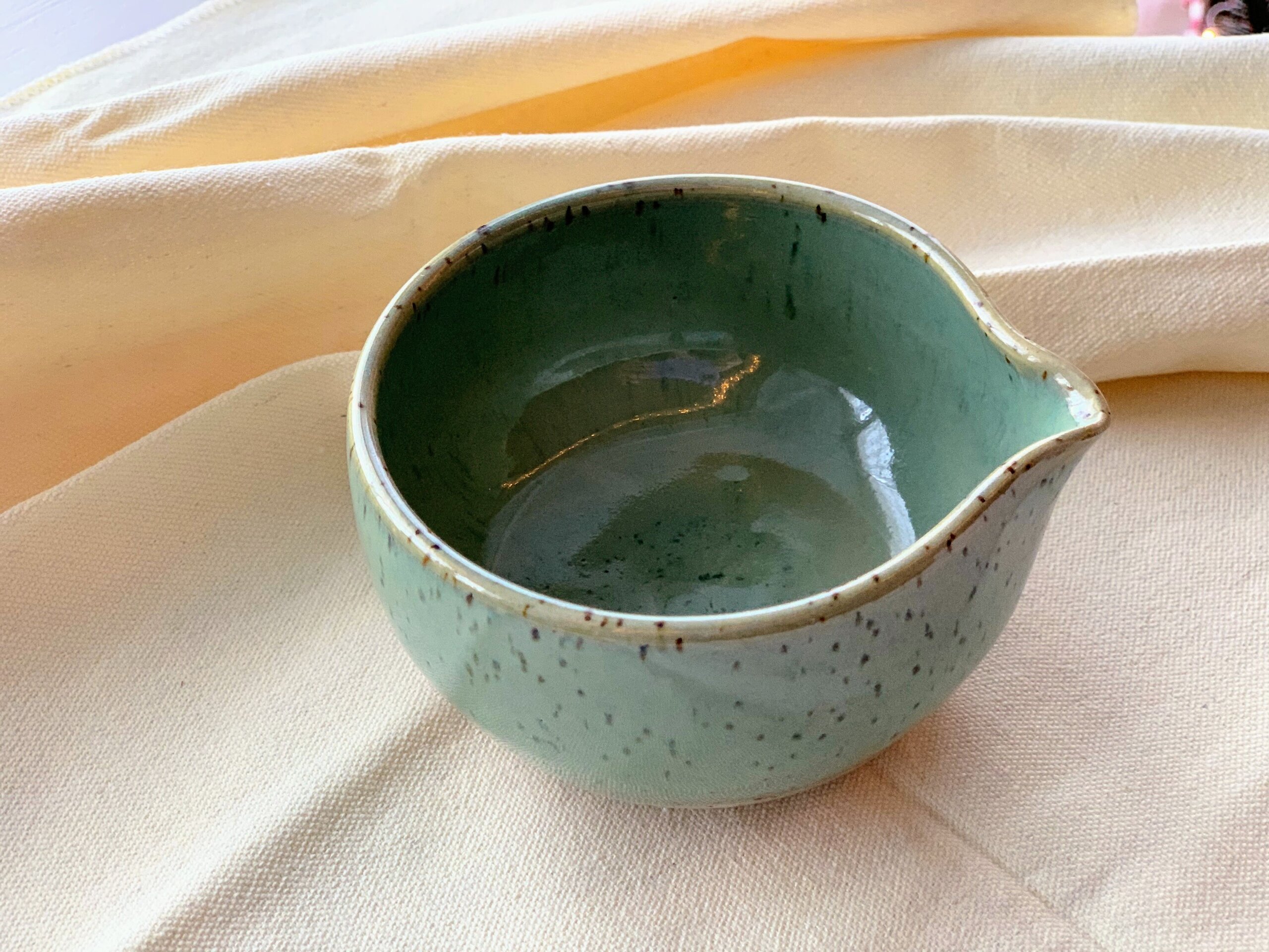 Jarrita para té matcha moteada - 6