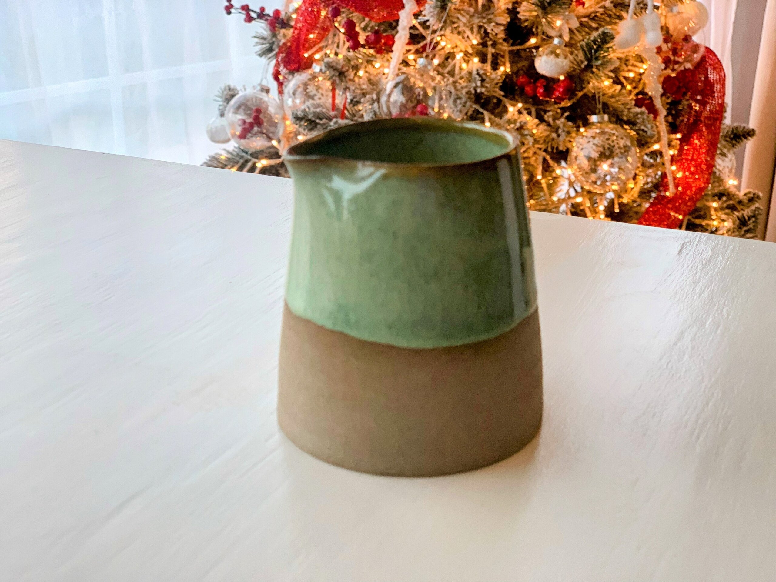 Jarrita para leche, salsas, etc verde brillo - 2