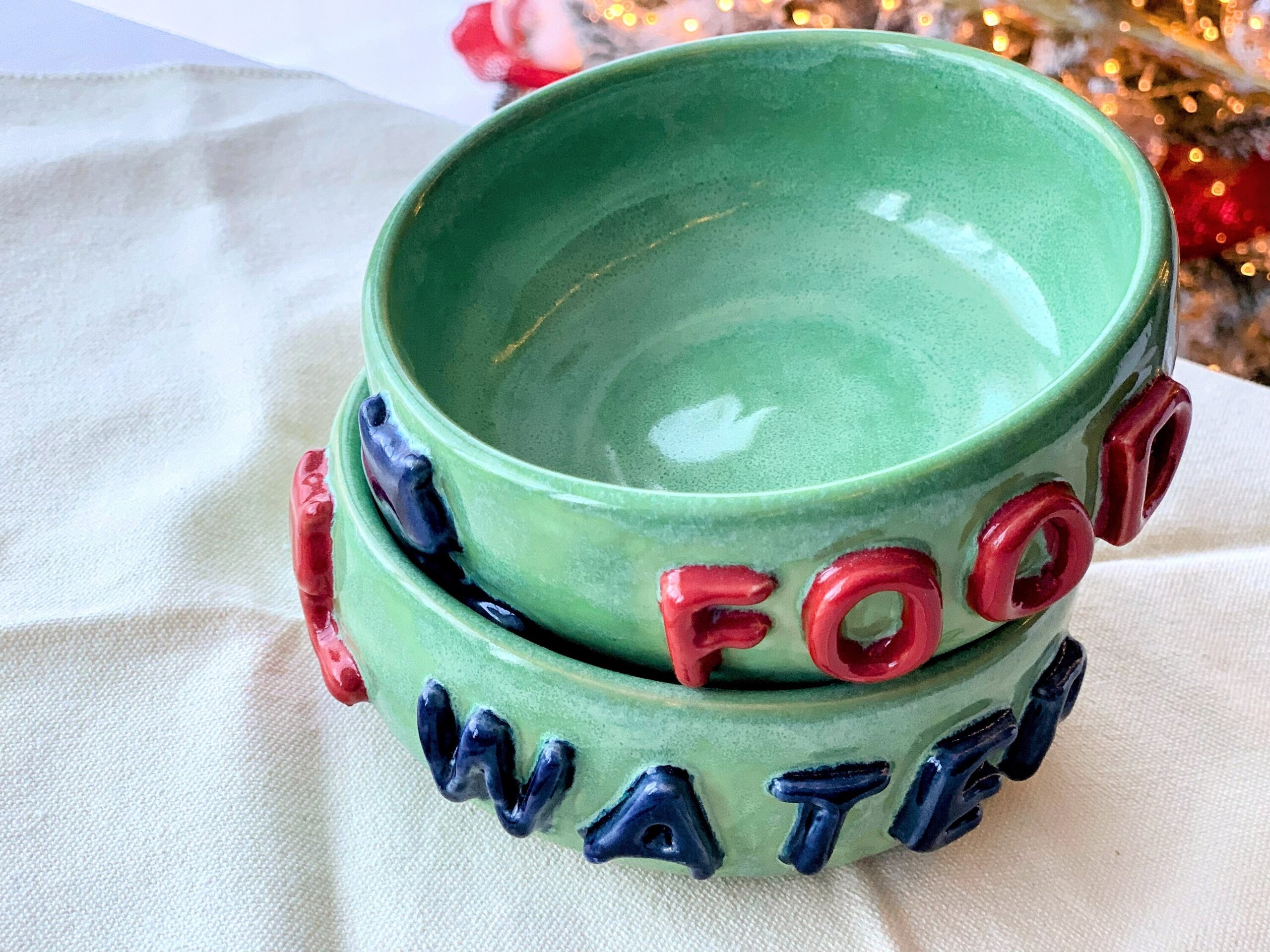 Juego de dos platos Miau Miau - 5