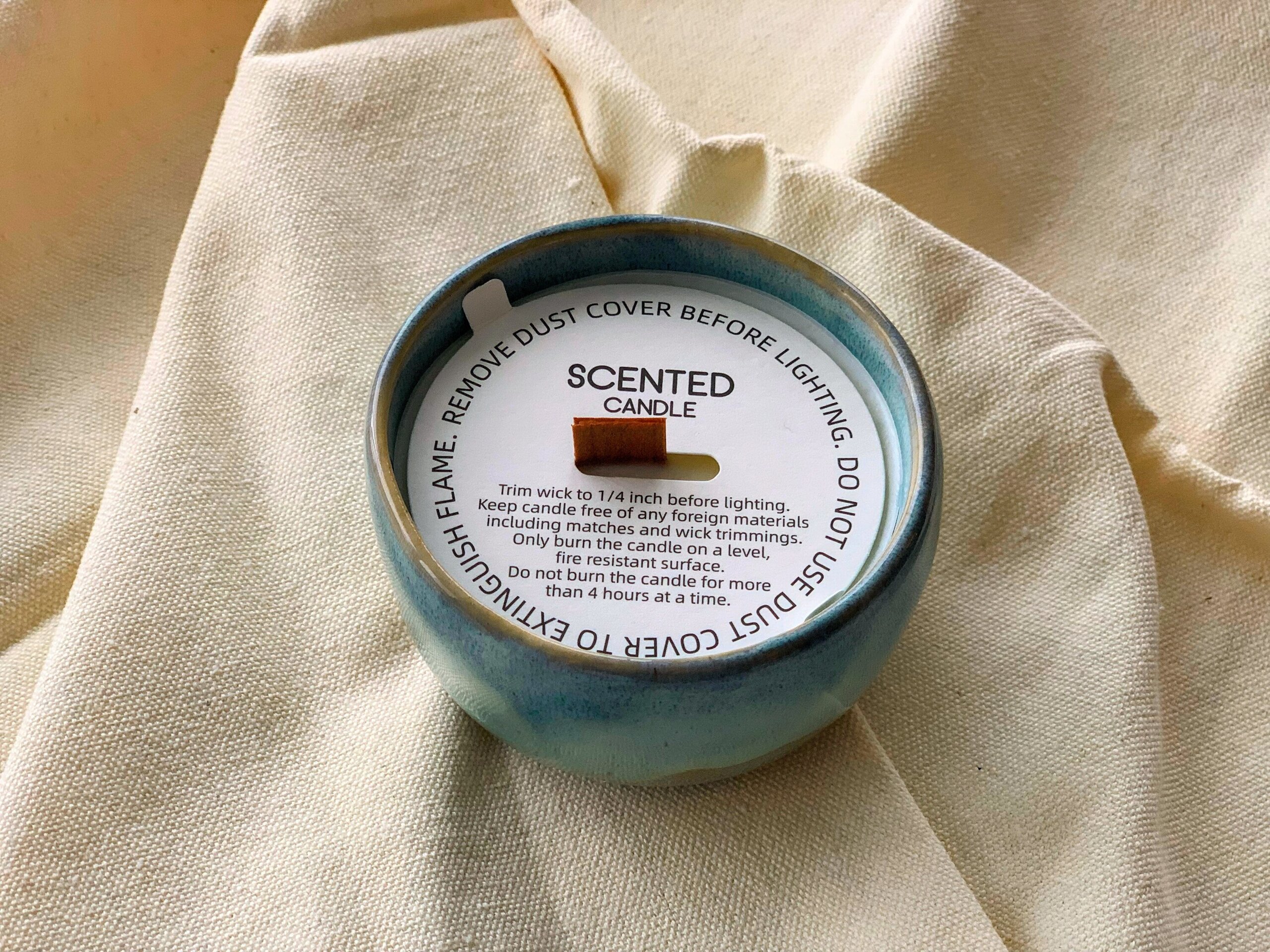 Cuenco vela de soja natural OCEAN - 2