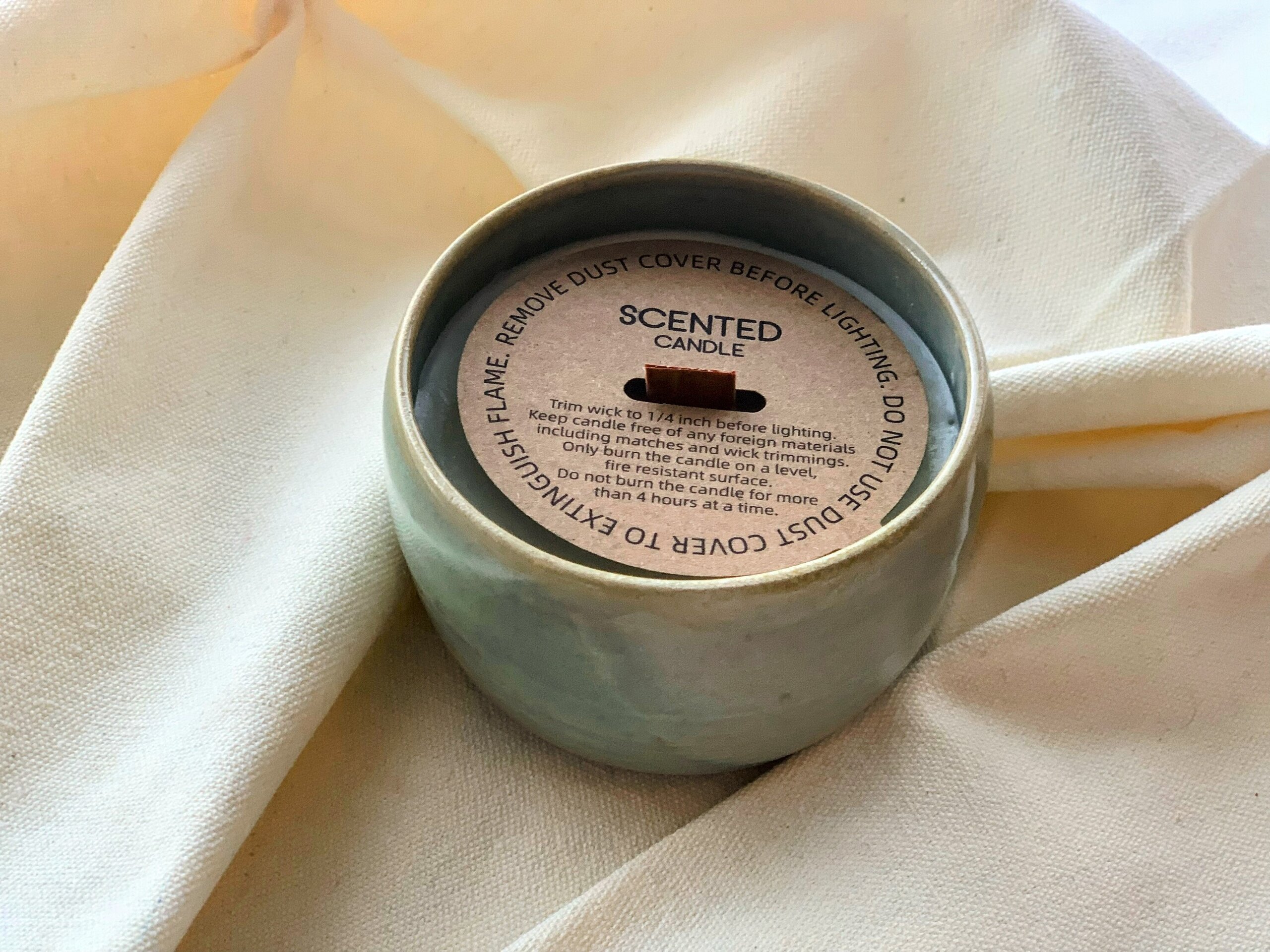 Cuenco/vela VERDE MAR - 5