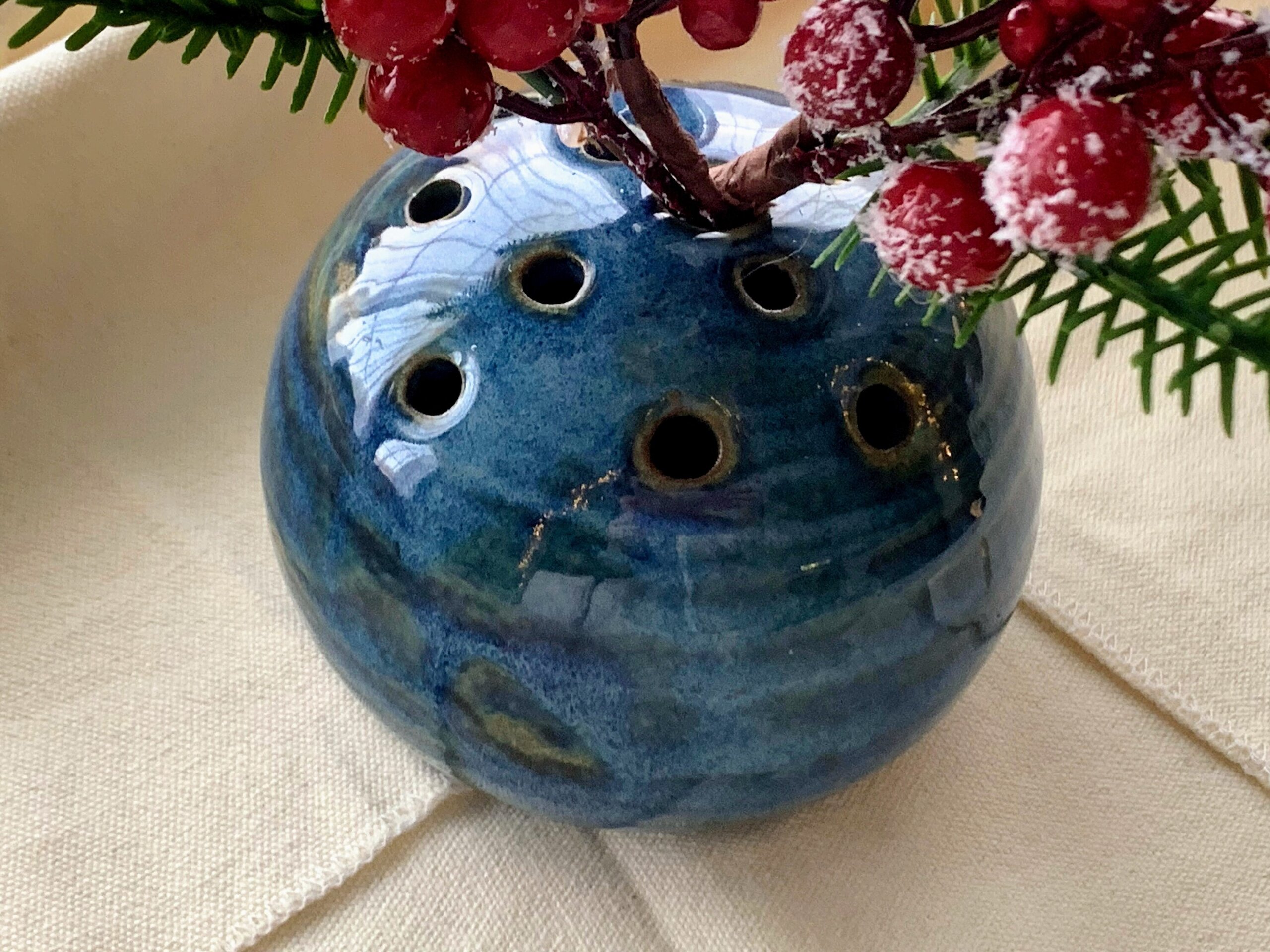 Jarrón BOLA BLUE - 14