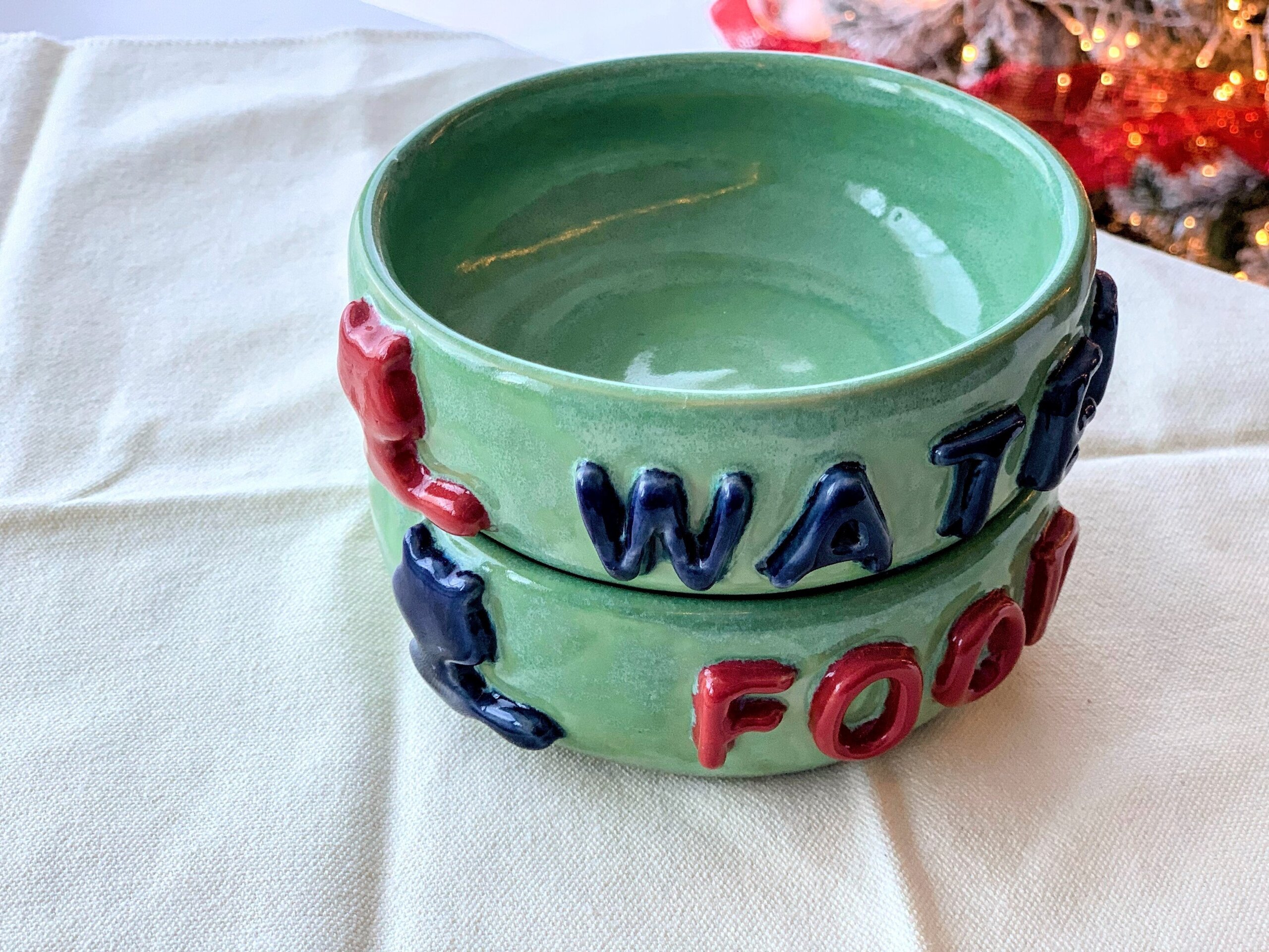 Juego de dos platos Miau Miau - 7