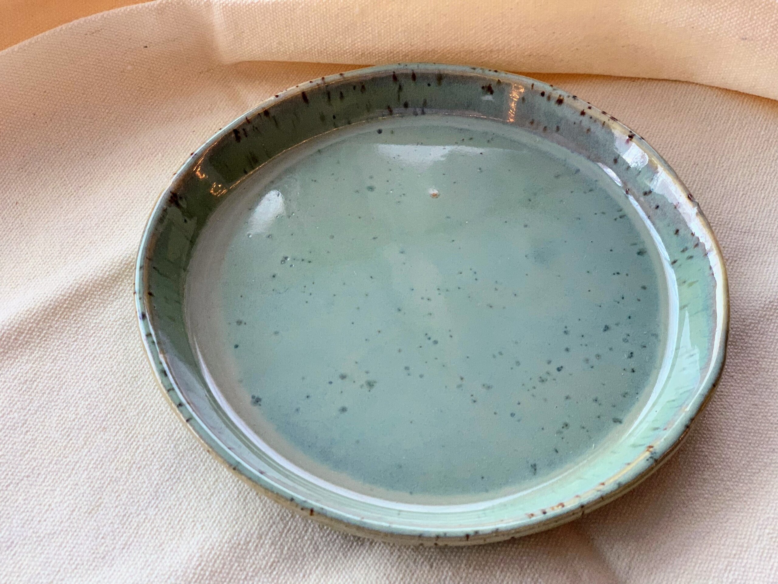 Plato de postre VERDE CLARO - 4