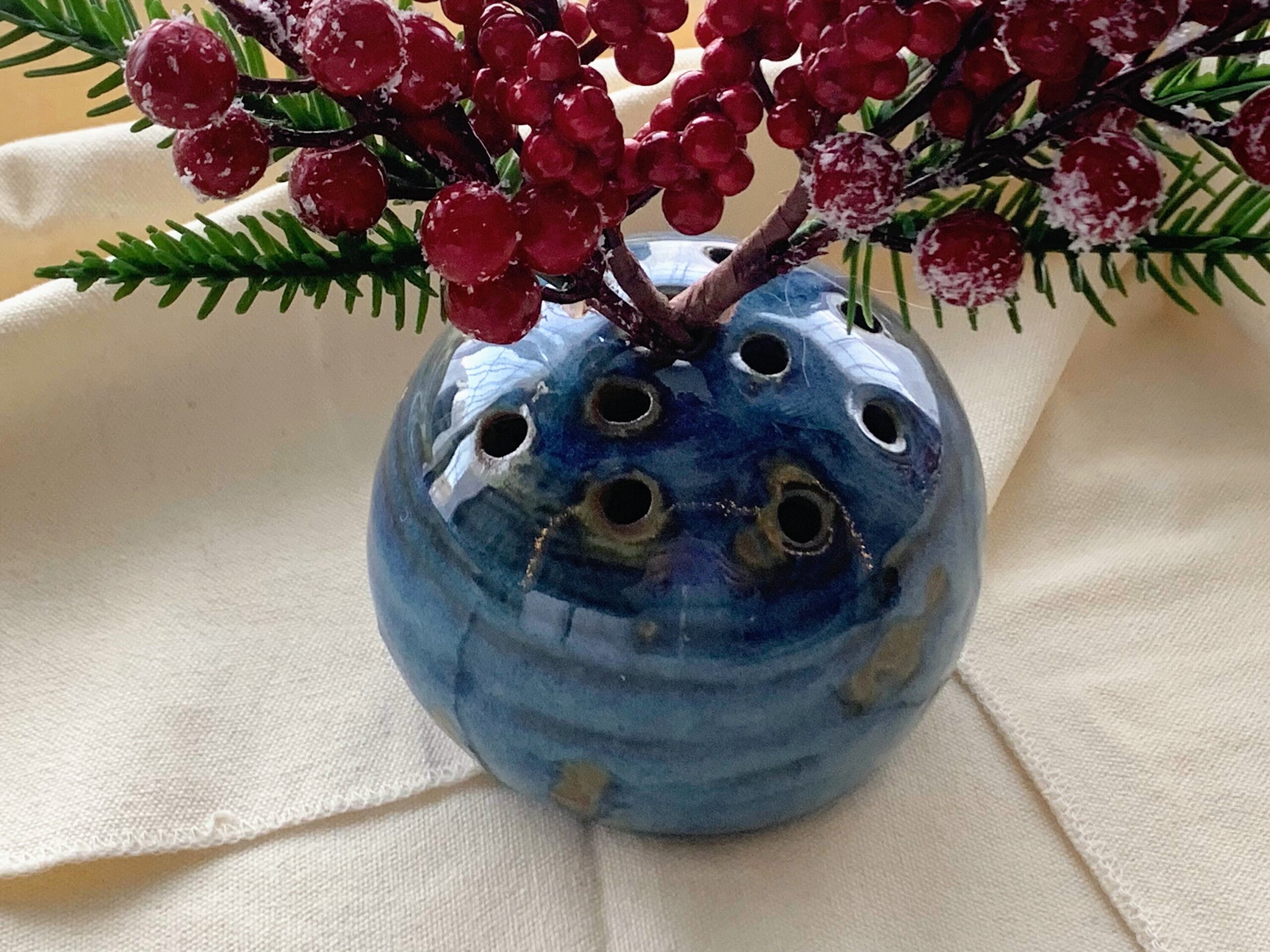 Jarrón BOLA BLUE - 15