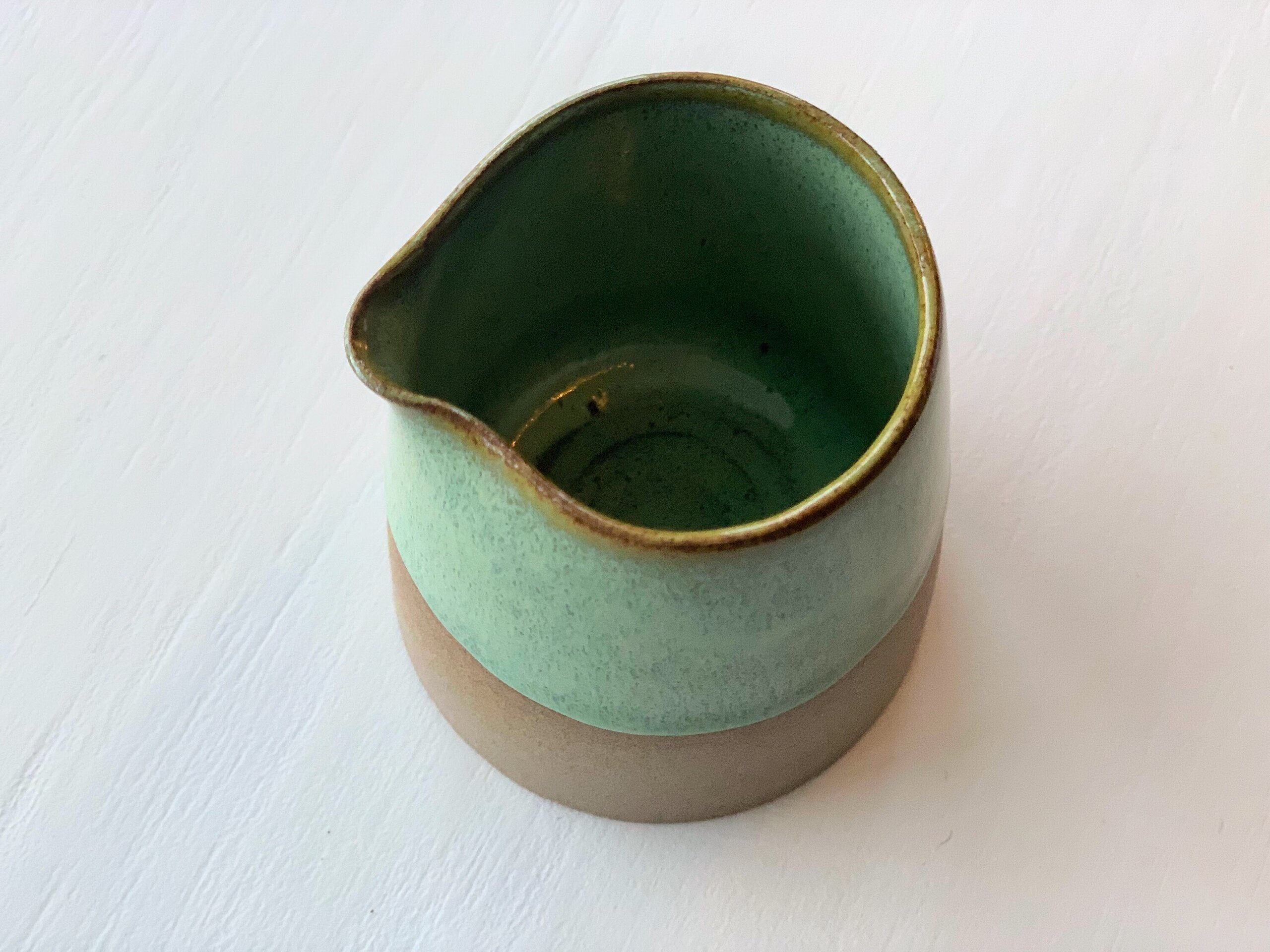 Jarrita para leche, salsas, etc verde brillo - 3