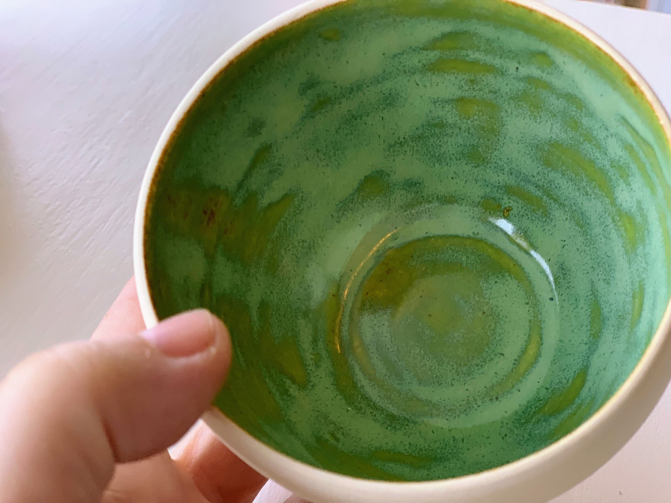 Cuenco de gres crema Cactus - 5