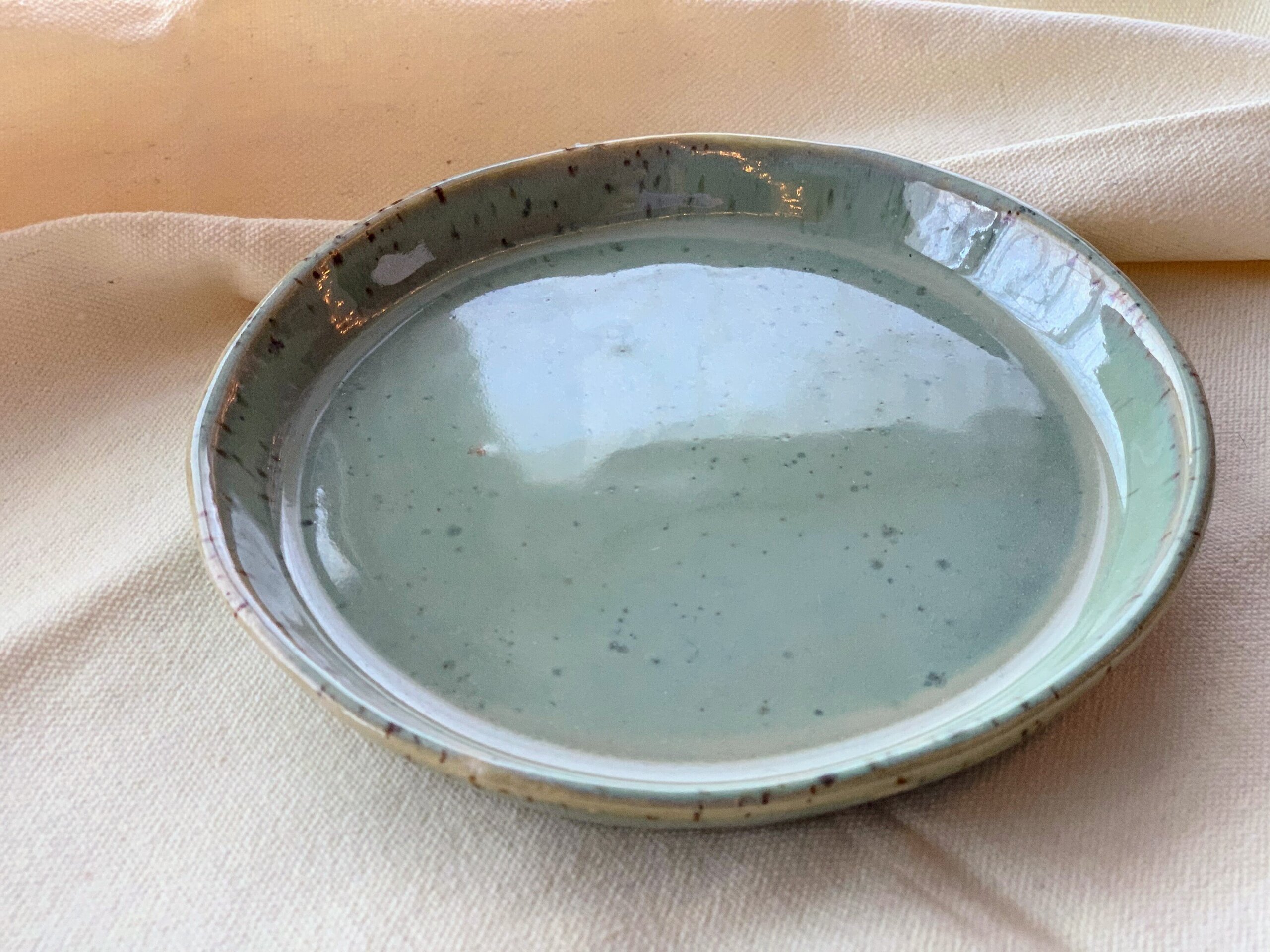 Plato de postre VERDE CLARO - 8