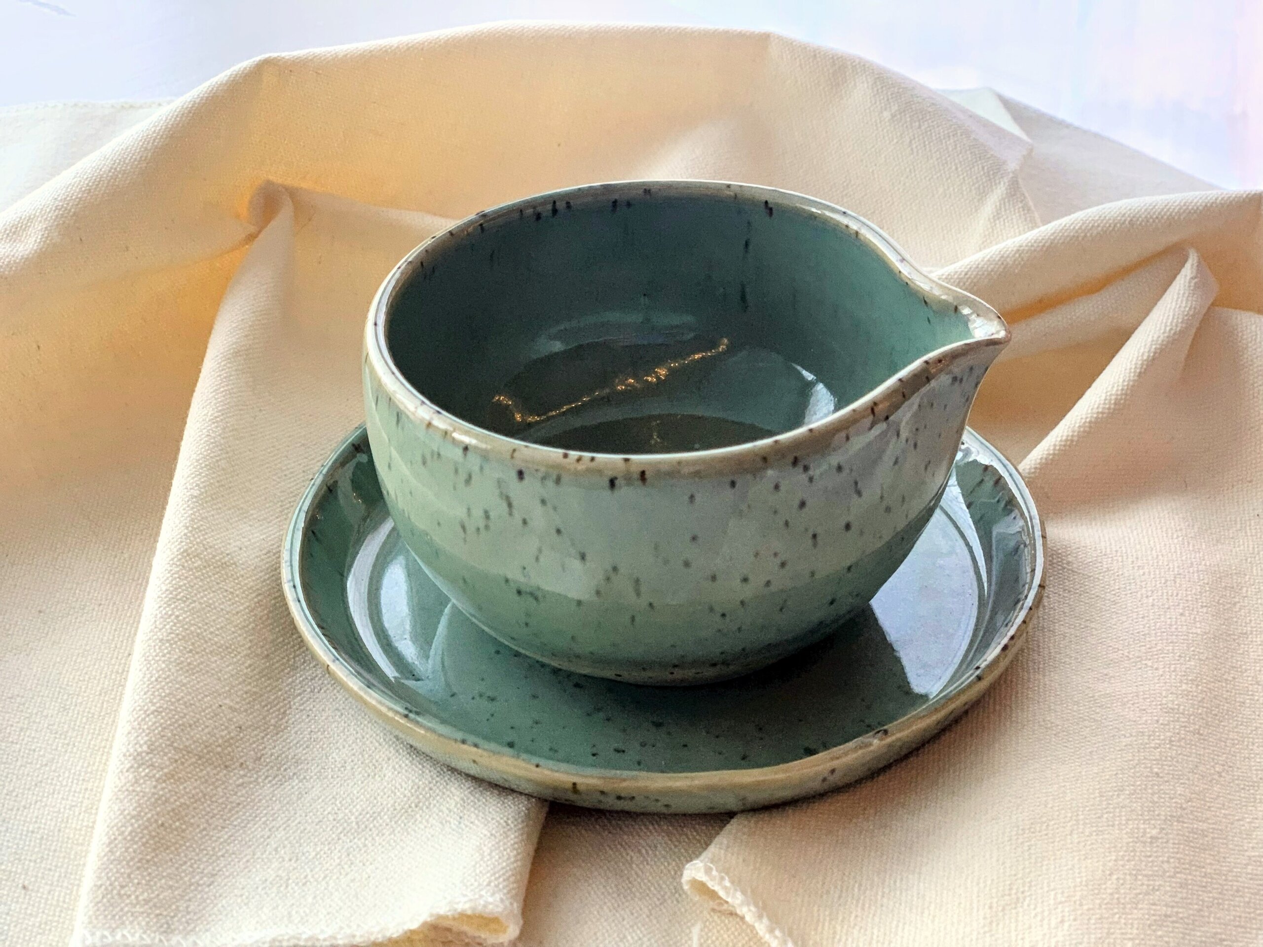 Plato de postre VERDE CLARO - 7