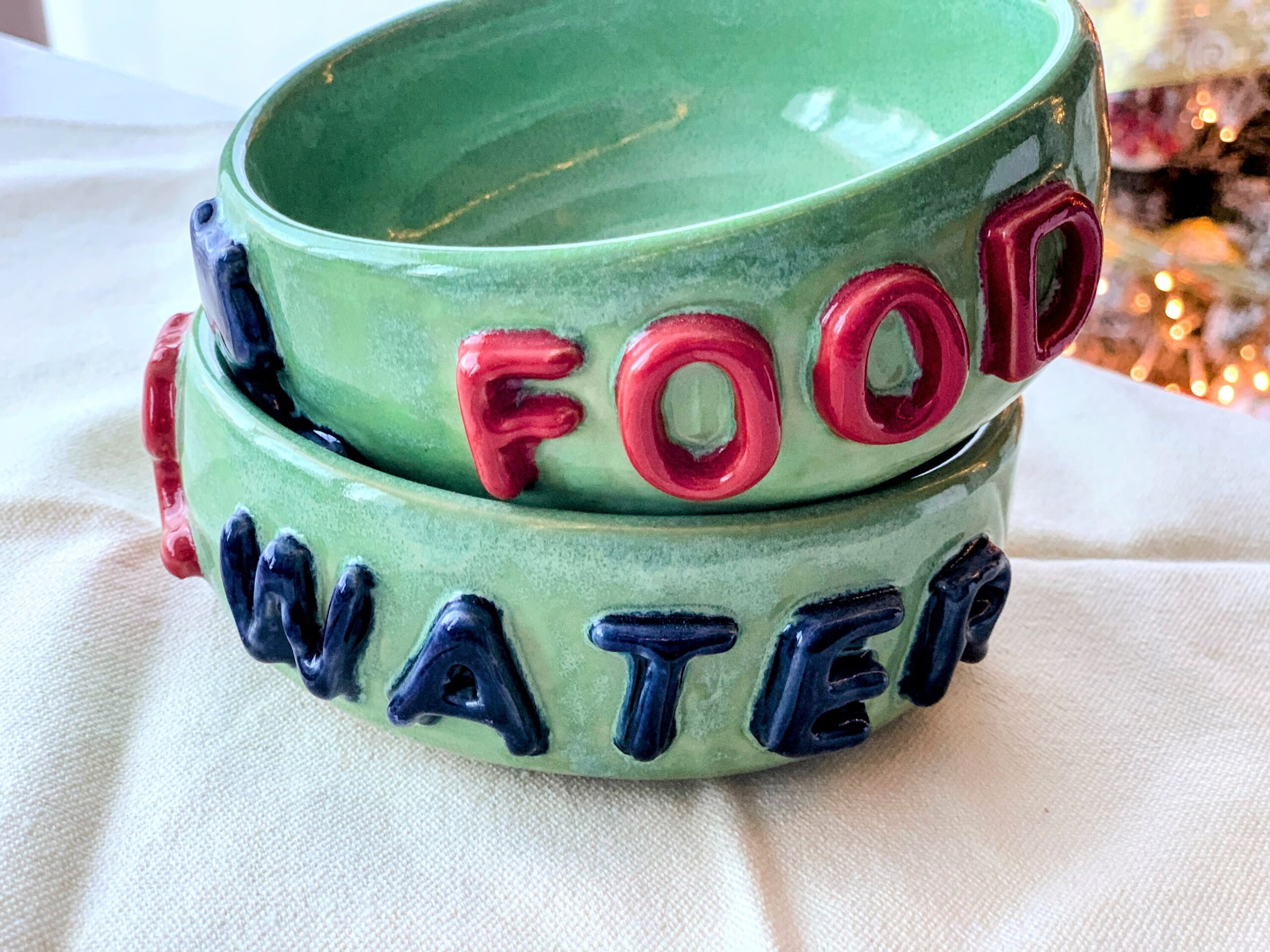 Juego de dos platos Miau Miau - 2