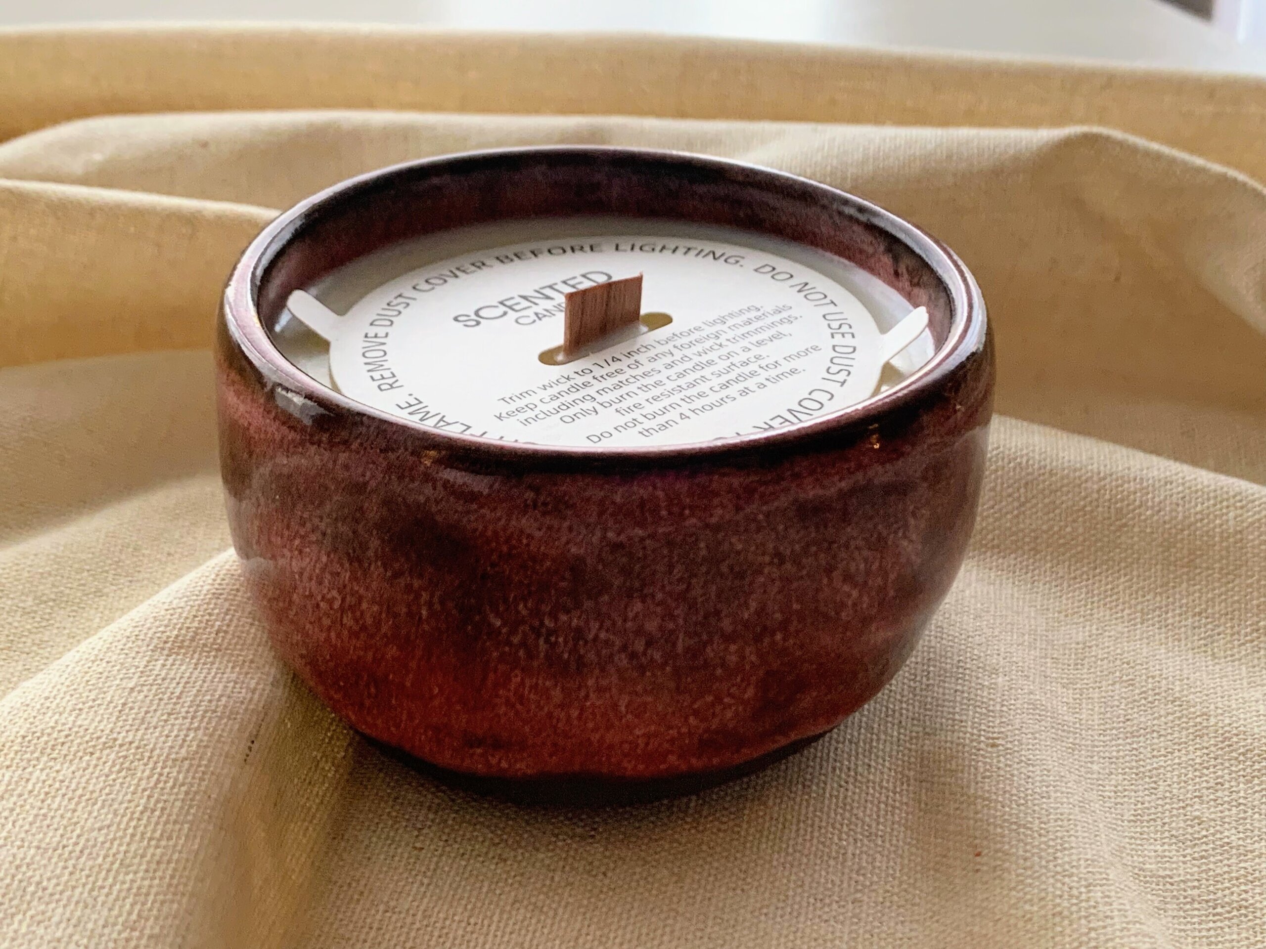 Cuenco/ vela TEJA - 6