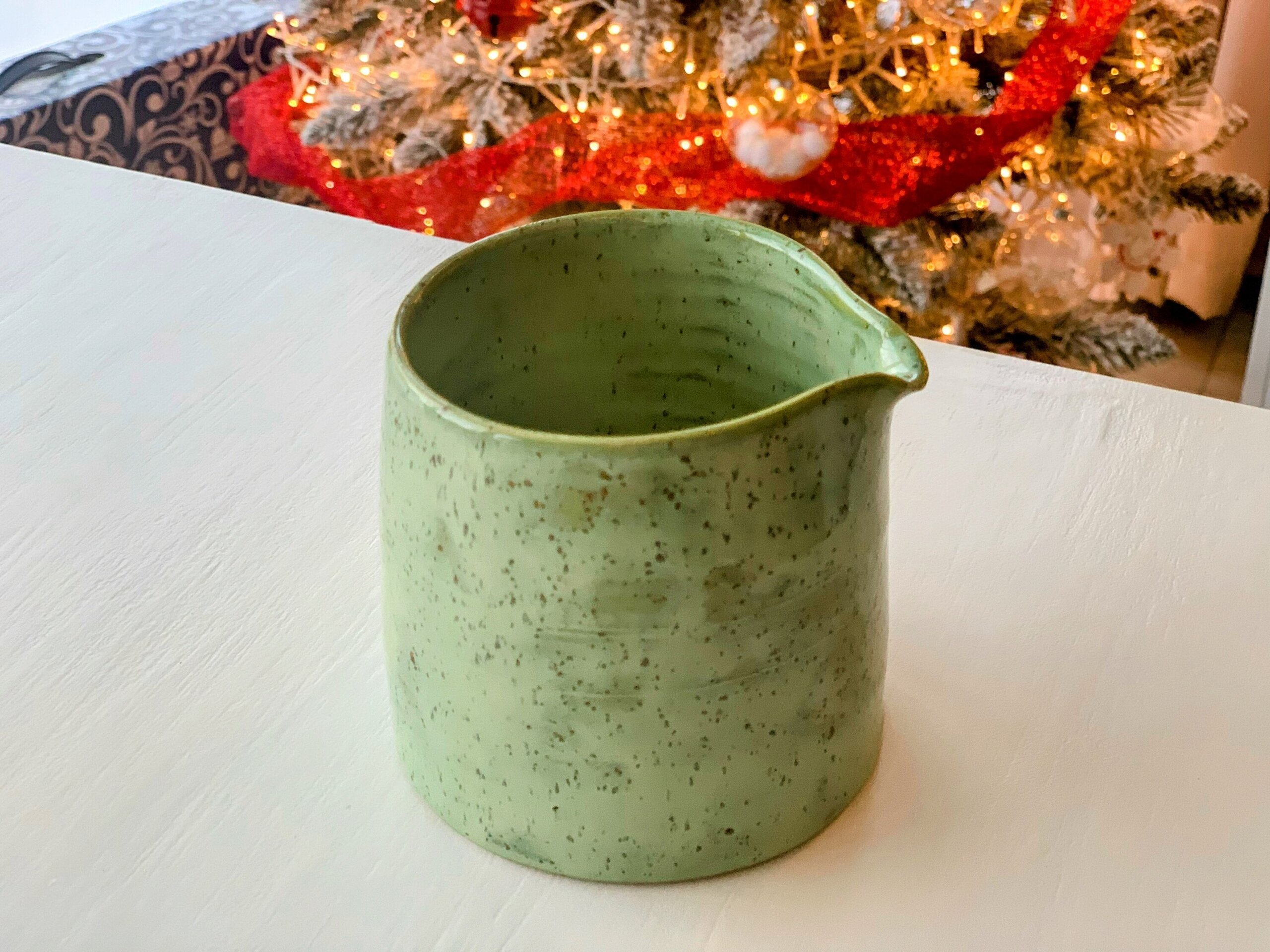 Jarra/ jarrón verde cactus - 3