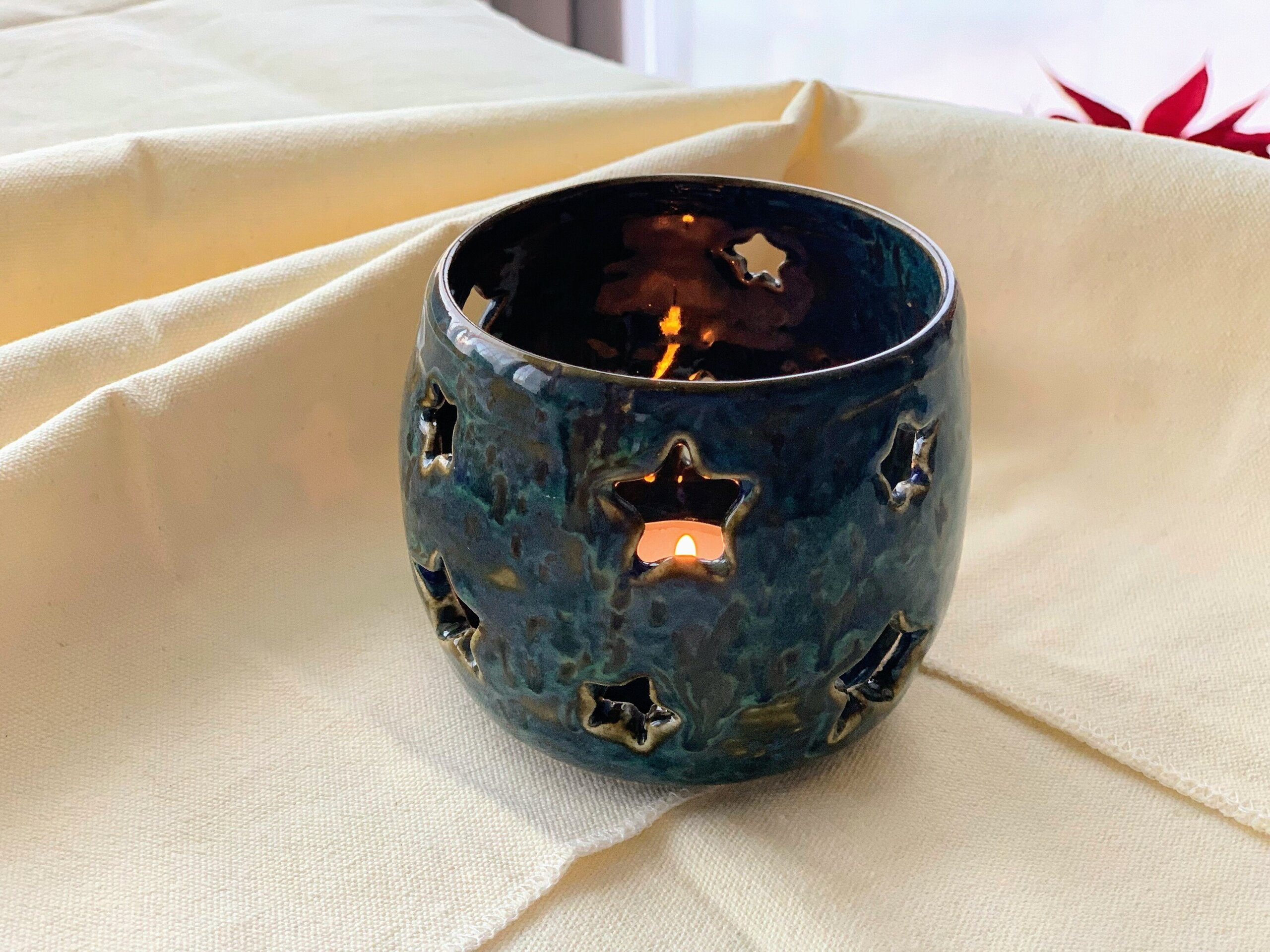 Porta velas estrellas blue - 8