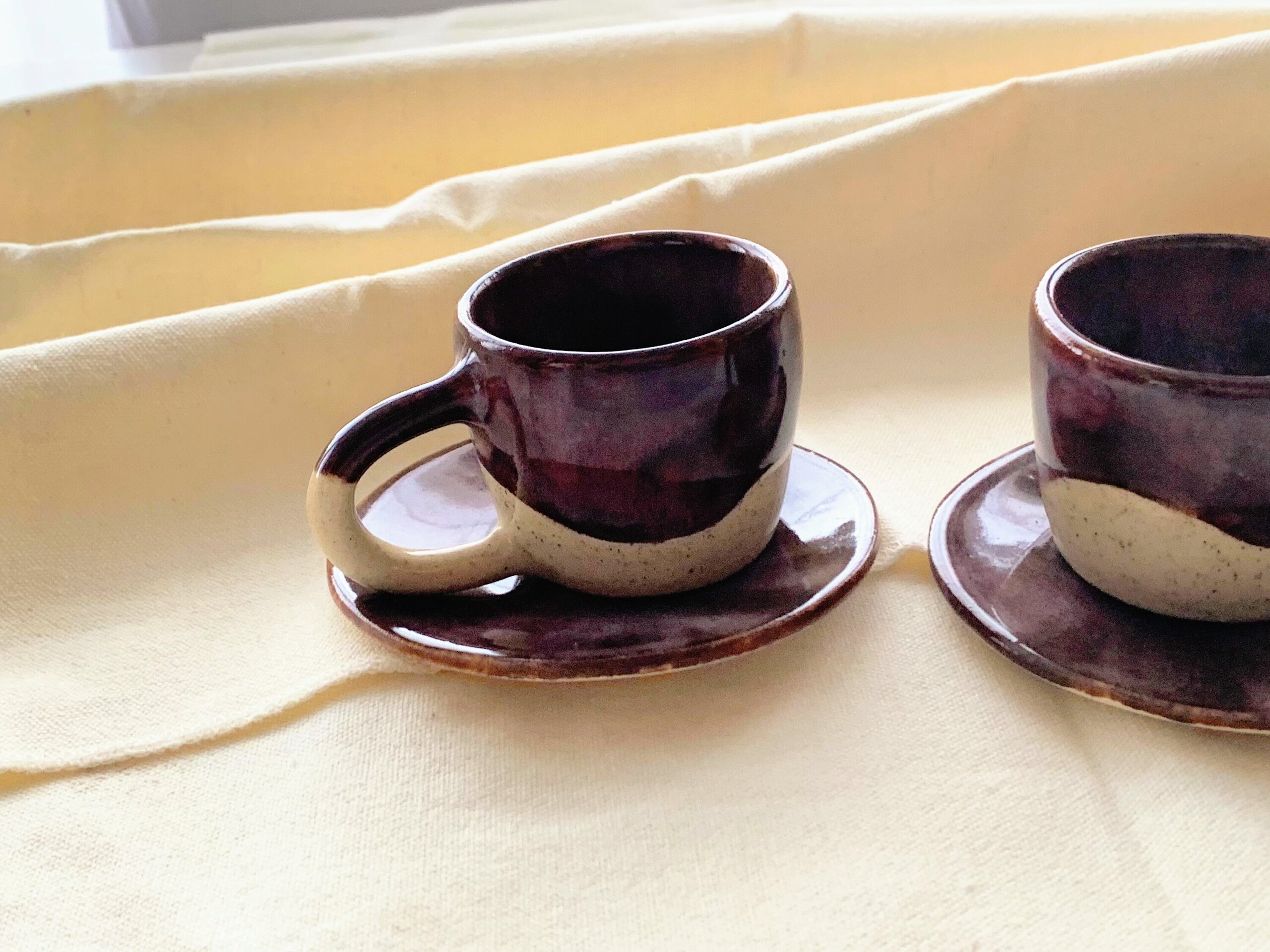 Juego 2 Tazas y platos de café EXPRESO - 5