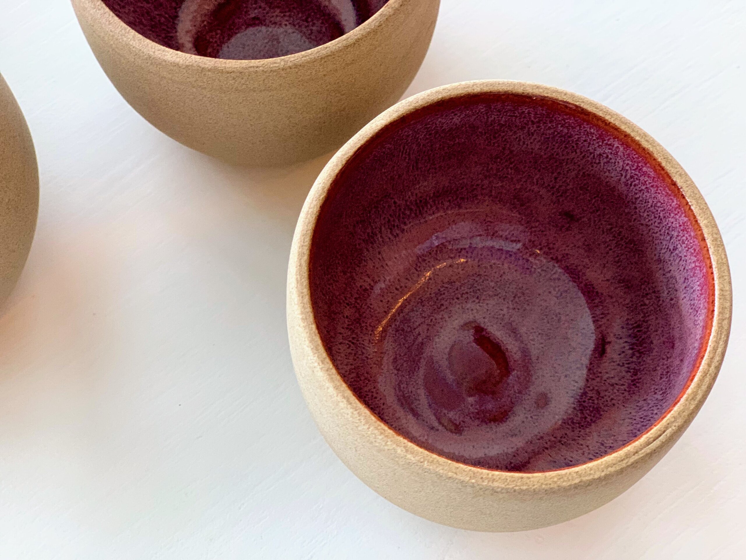 Cuenco gres color rosa - 3