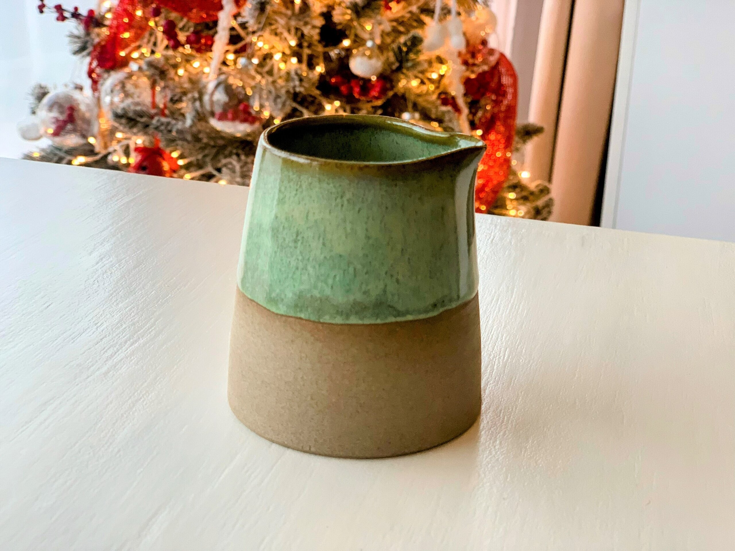 Jarrita para leche, salsas, etc verde brillo - 4