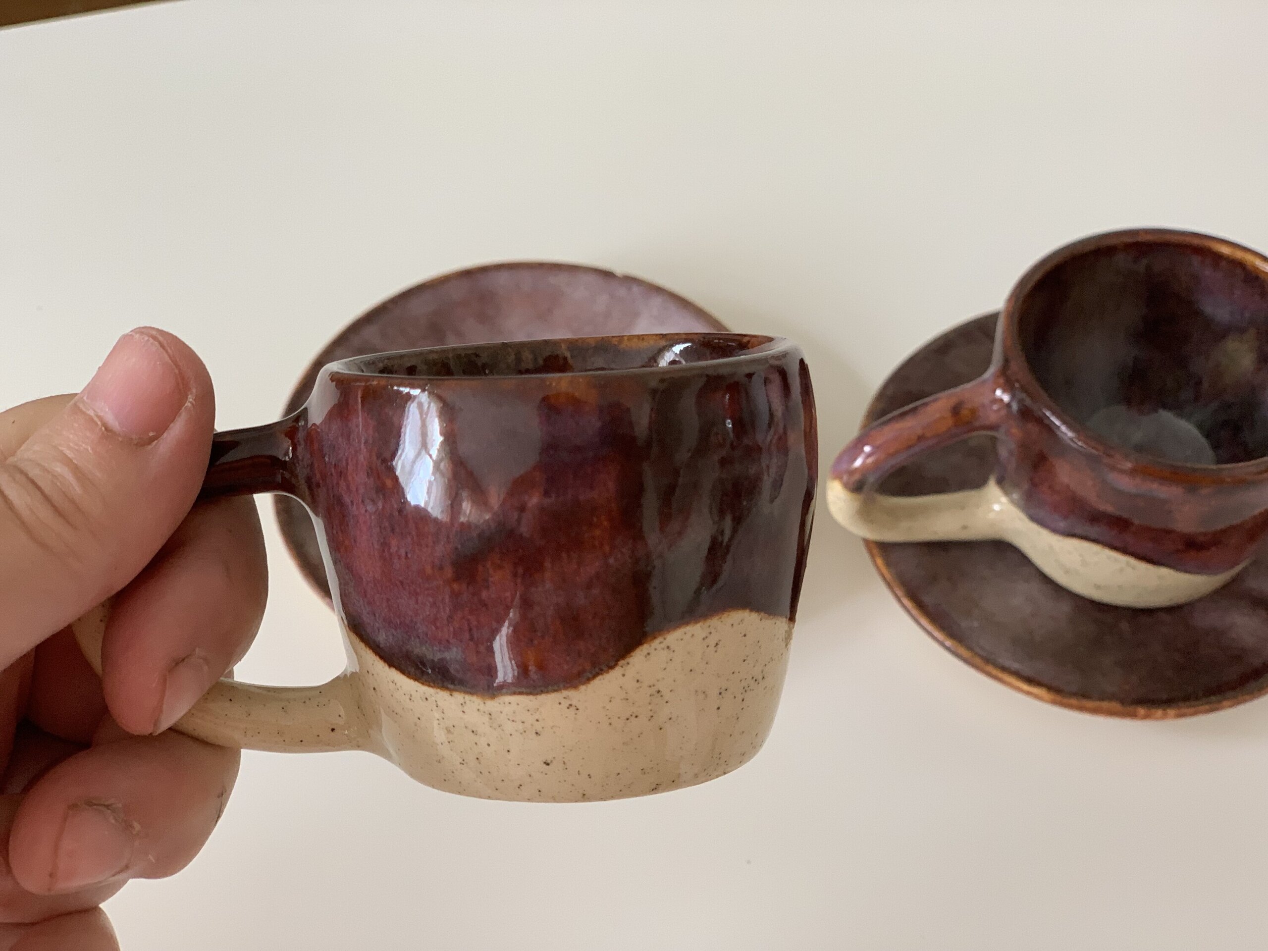 Juego 2 Tazas y platos de café EXPRESO - 11