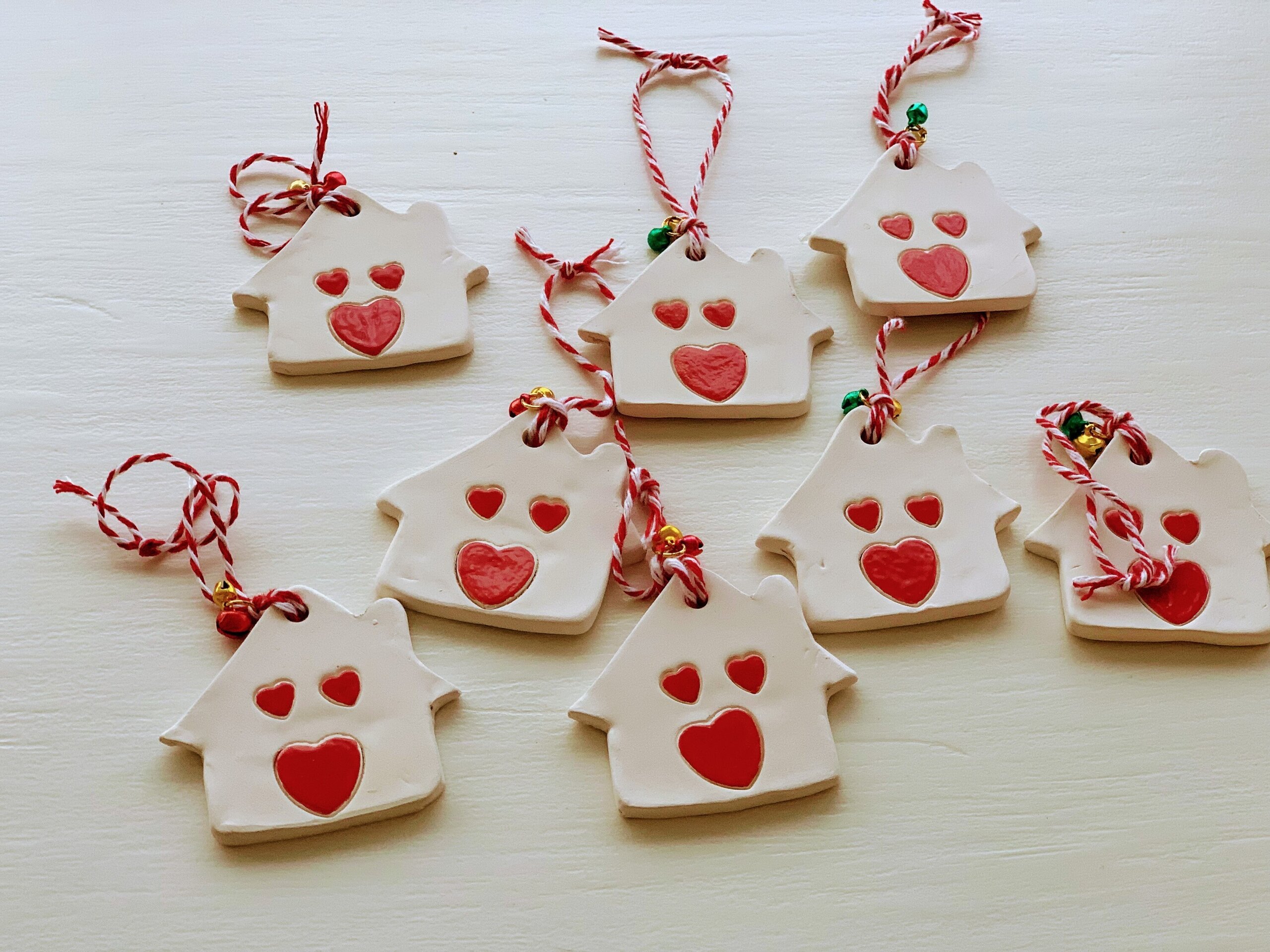 Kit adornos Casitas Love 4 u. - 3