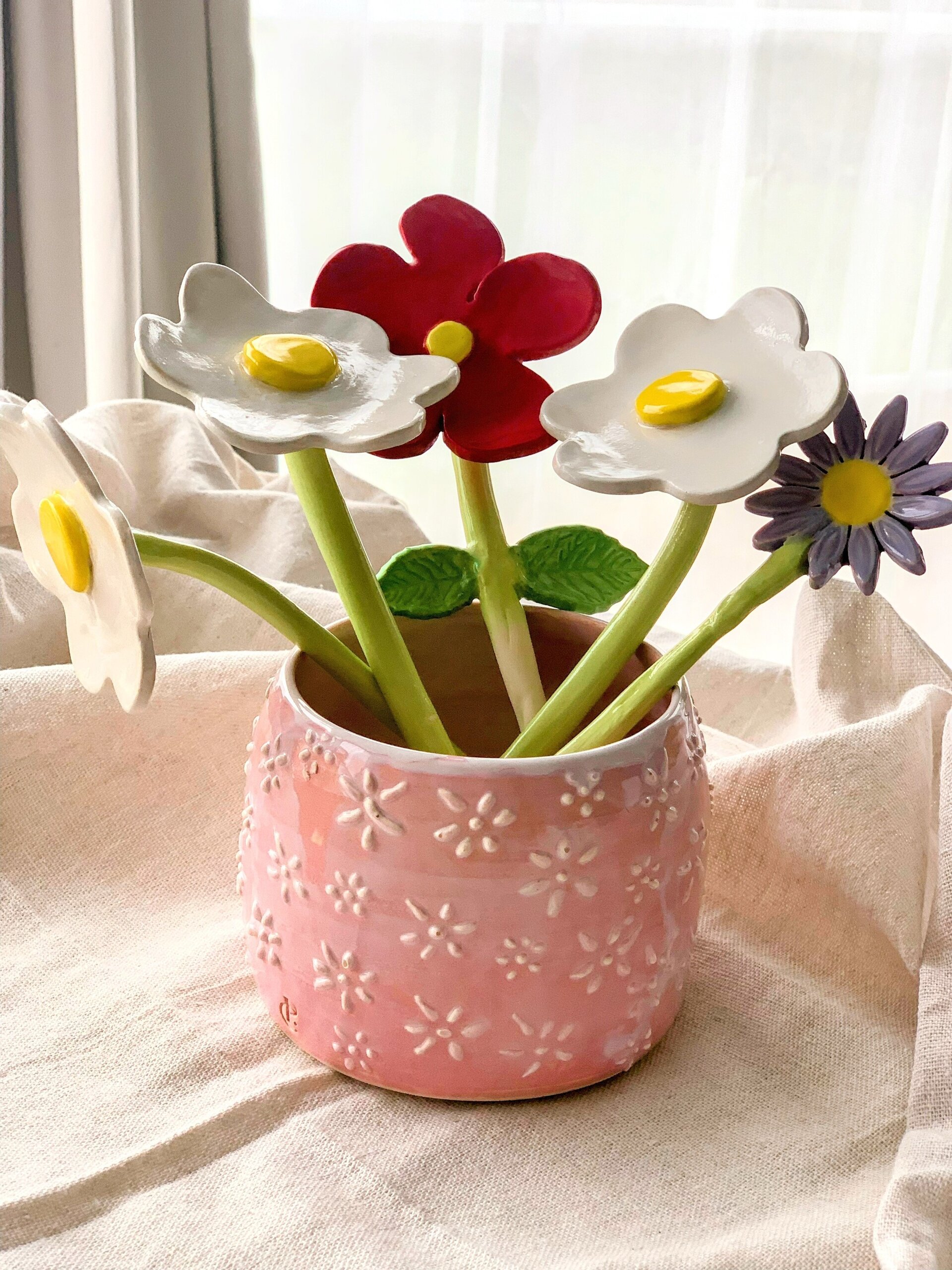 Florero PINK FLOWERS - 4