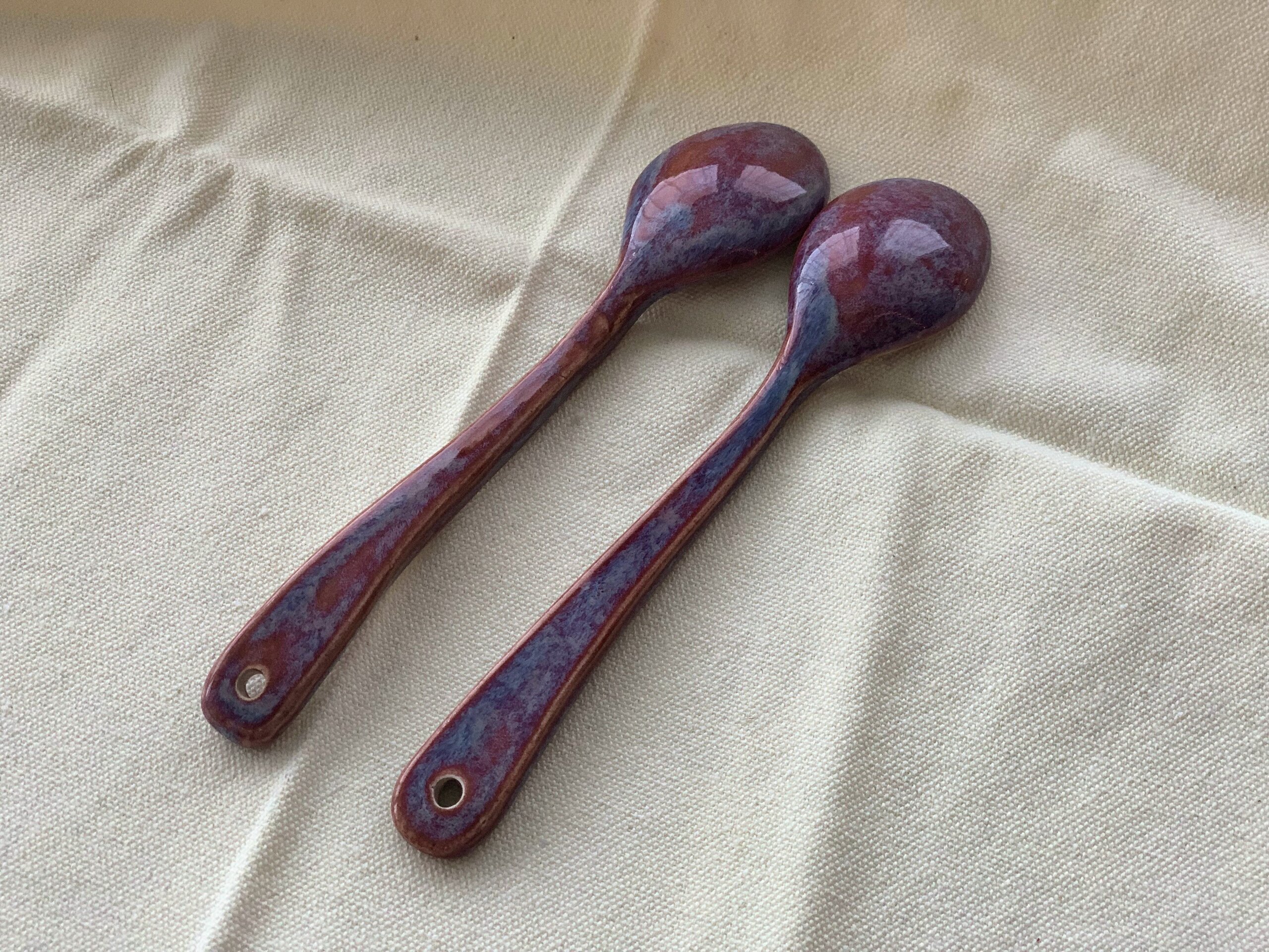 Cucharas de postre PURPLE - 4